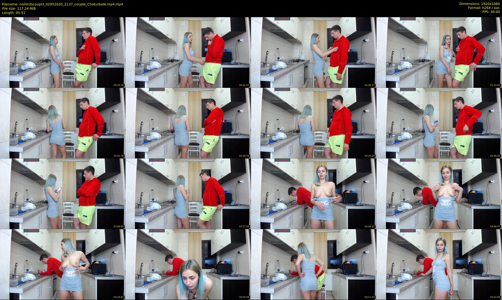 nolimitscoupl3 — 6 minute Chaturbate couple cam show recording, 1080p, May 2, 2020