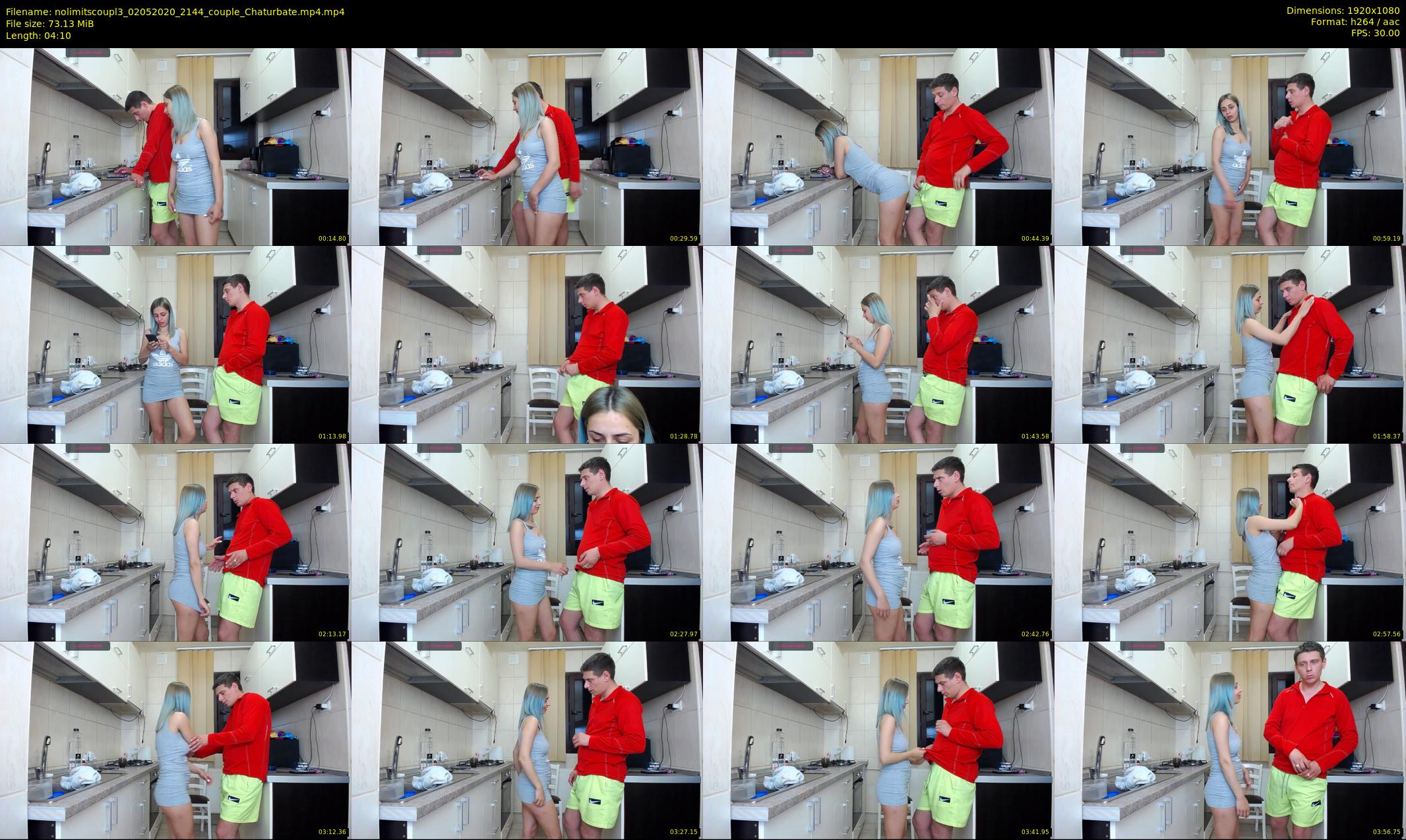 nolimitscoupl3 — 5 minute Chaturbate couple cam show recording, 1080p, May 2, 2020