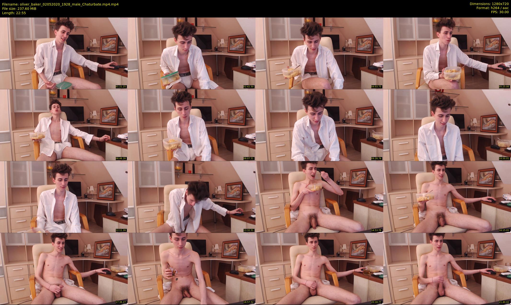 oliver_baker — 23 minute Chaturbate male cam show recording, 720p, May 2, 2020