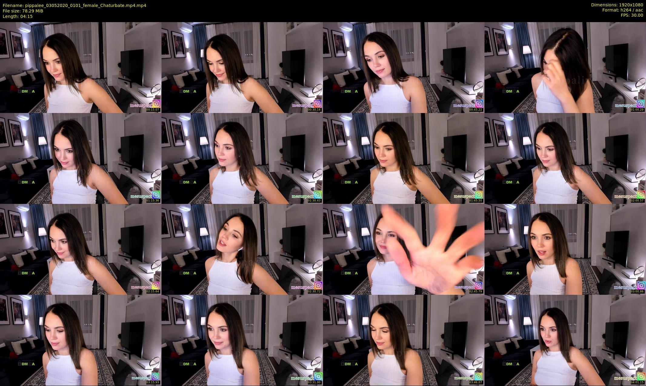 pippalee — 5 minute Chaturbate female cam show recording, 1080p, May 3, 2020