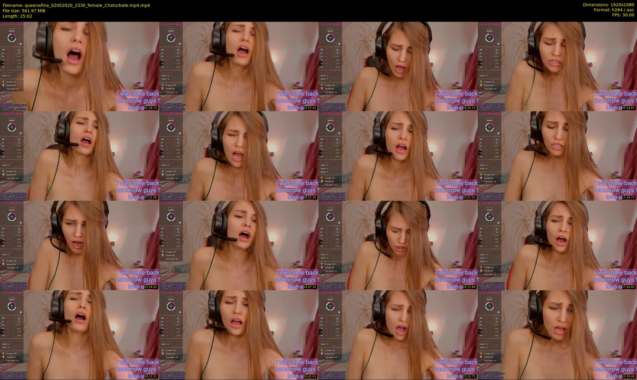 queenafina — 26 minute Chaturbate female cam show recording, 1080p, May 2, 2020