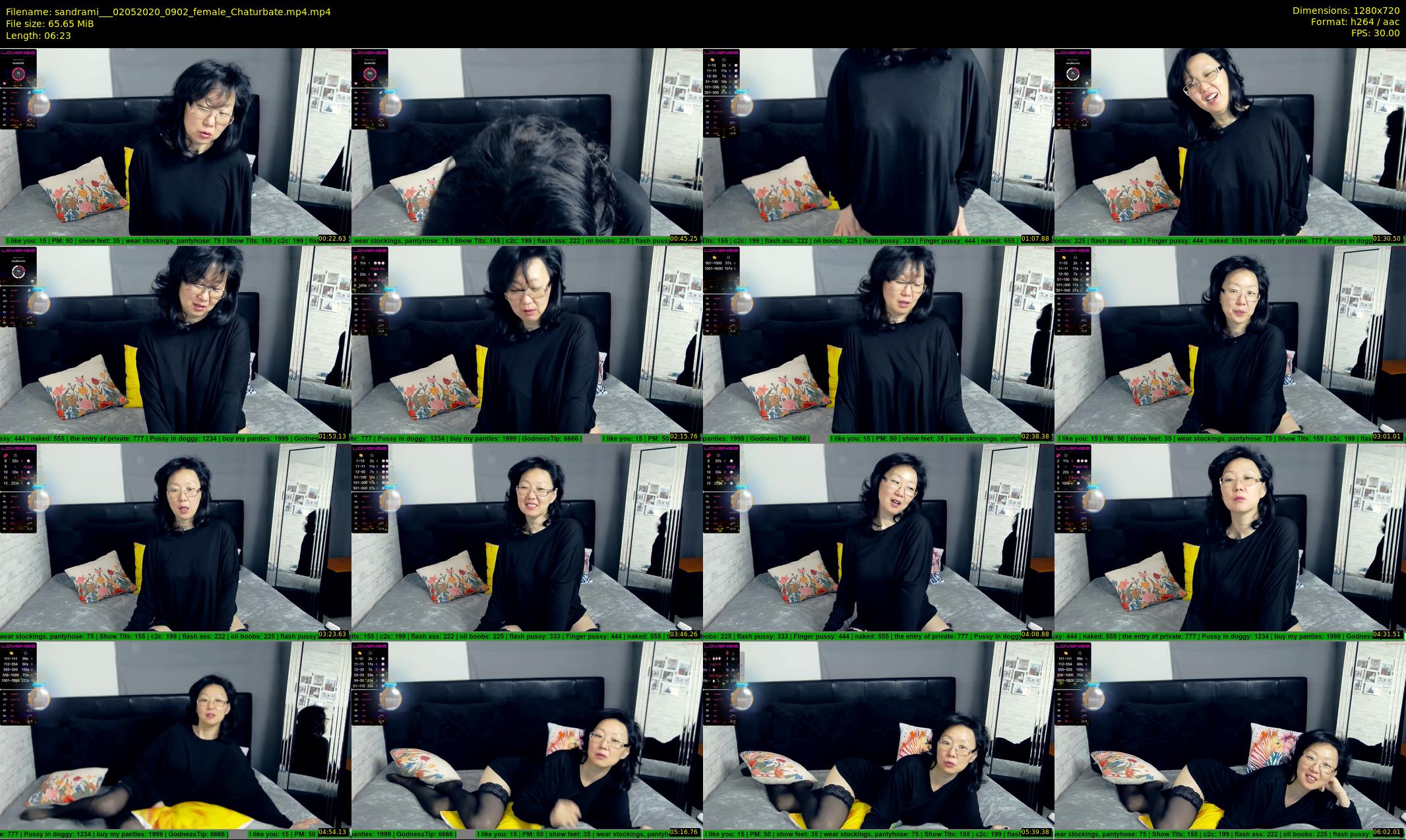 sandrami__ — 7 minute Chaturbate female cam show recording, 720p, May 2, 2020