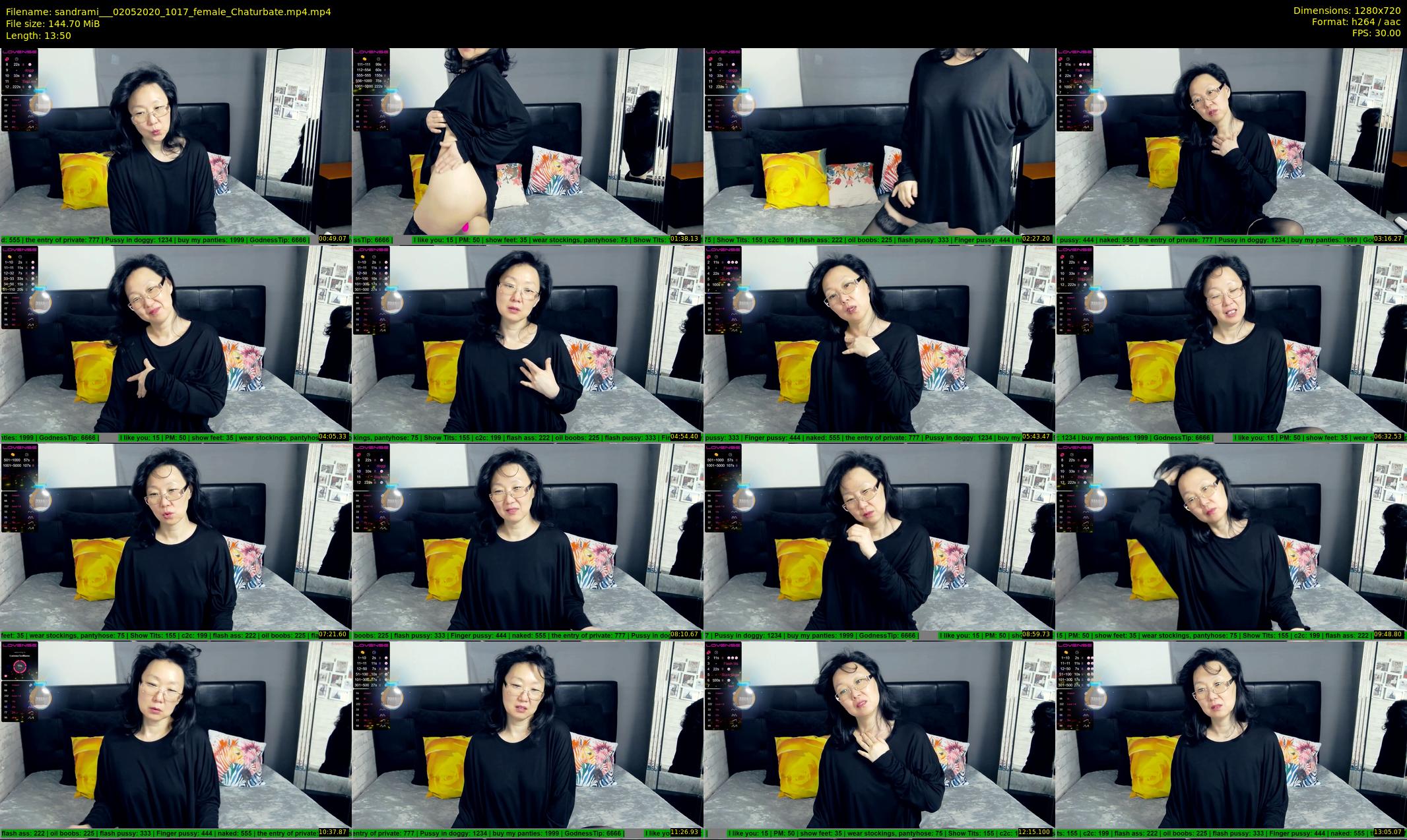 sandrami__ — 14 minute Chaturbate female cam show recording, 720p, May 2, 2020