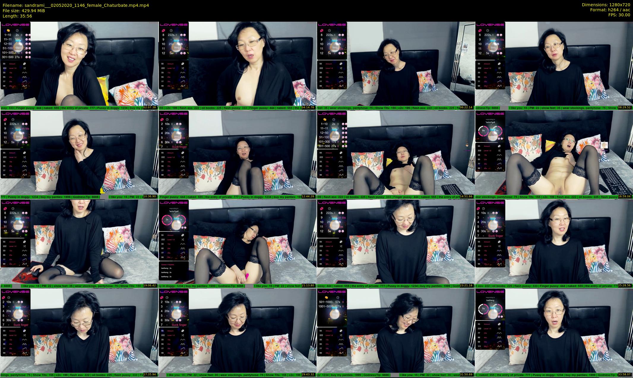 sandrami__ — 36 minute Chaturbate female cam show recording, 720p, May 2, 2020