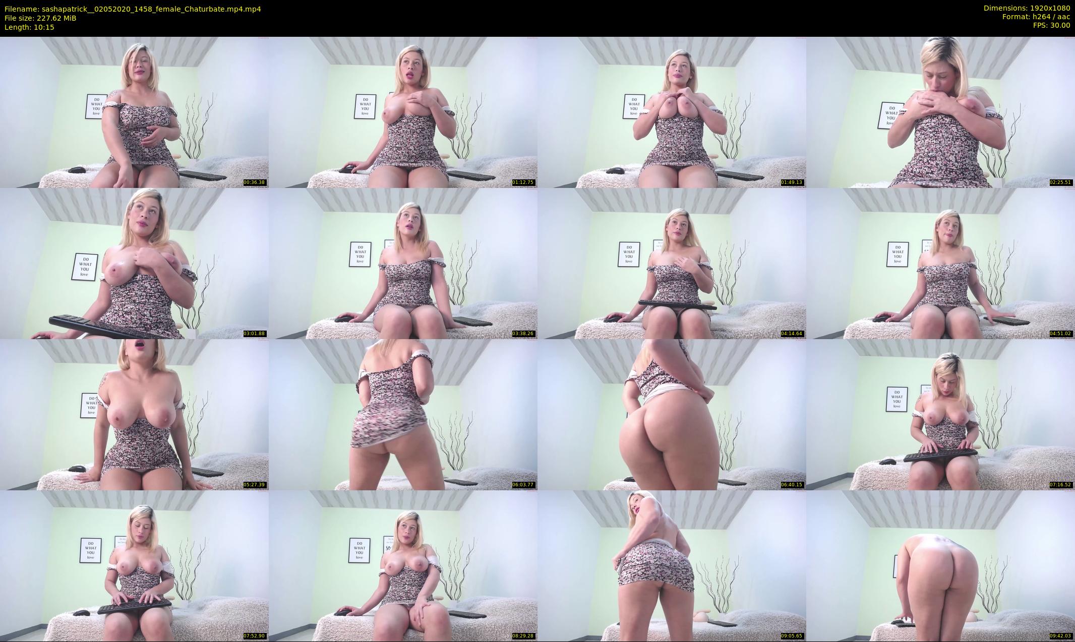 sashapatrick_ — 11 minute Chaturbate female cam show recording, 1080p, May 2, 2020