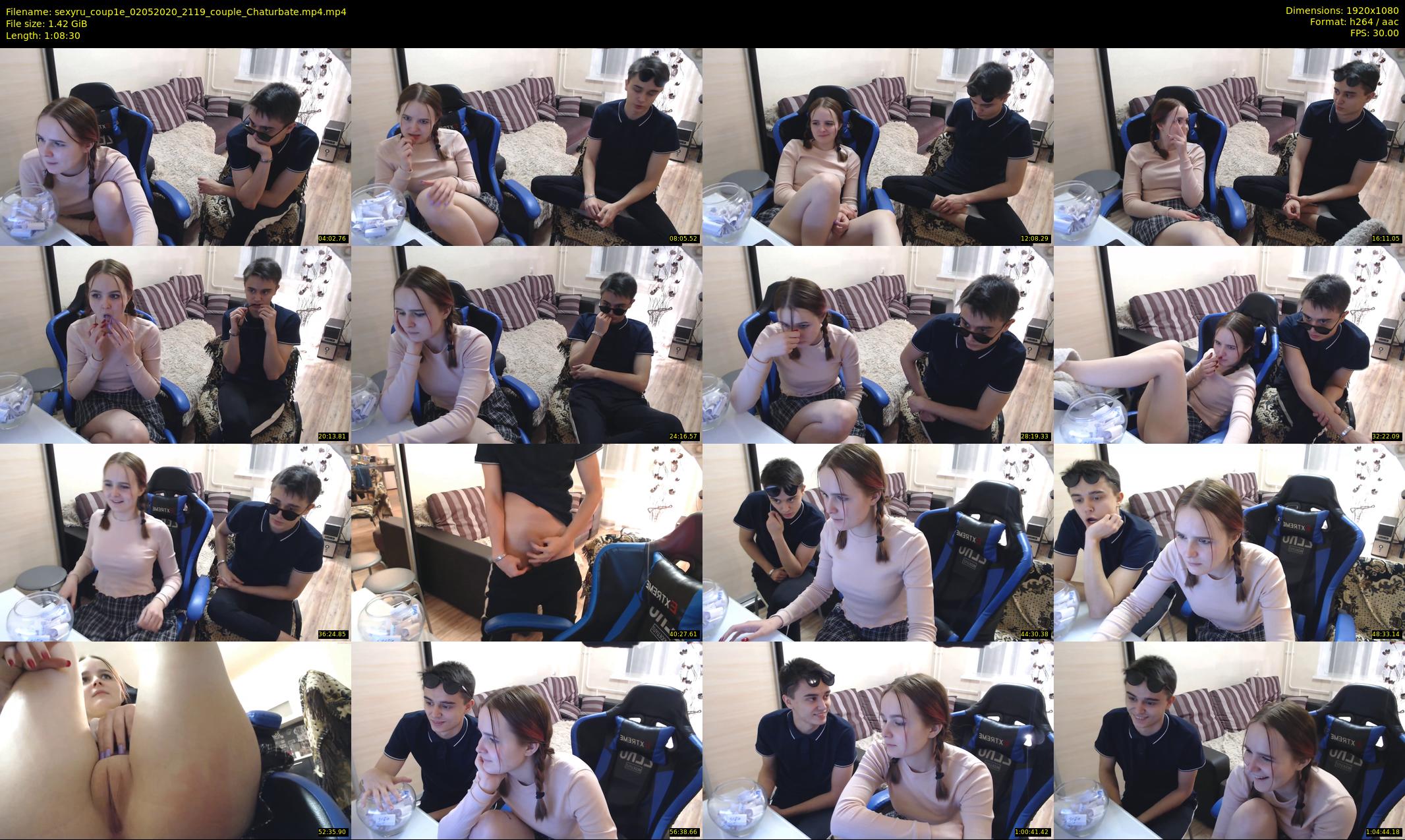sexyru_coup1e — 69 minute Chaturbate couple cam show recording, 1080p, May 2, 2020