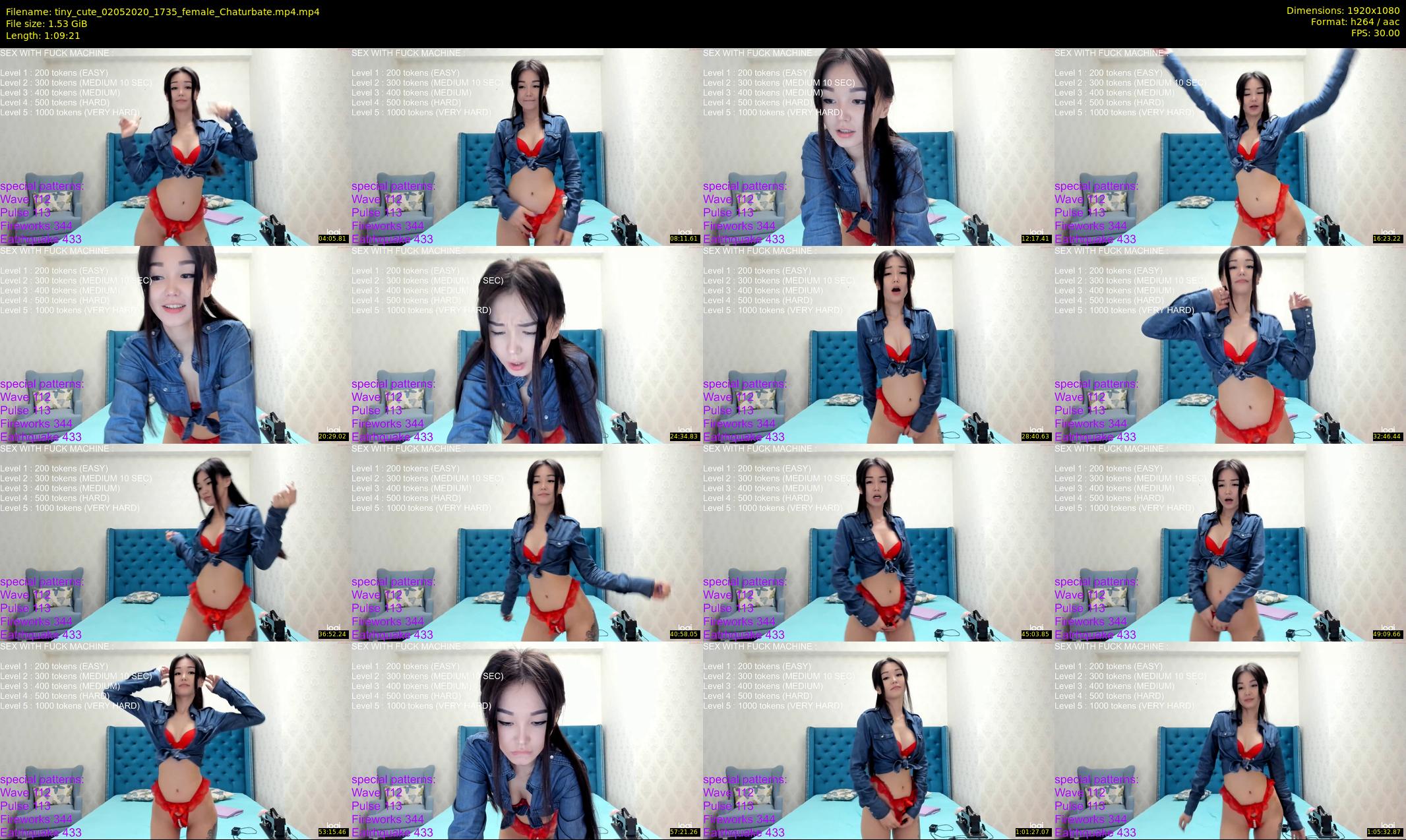 tiny_cute — 70 minute Chaturbate female cam show recording, 1080p, May 2, 2020