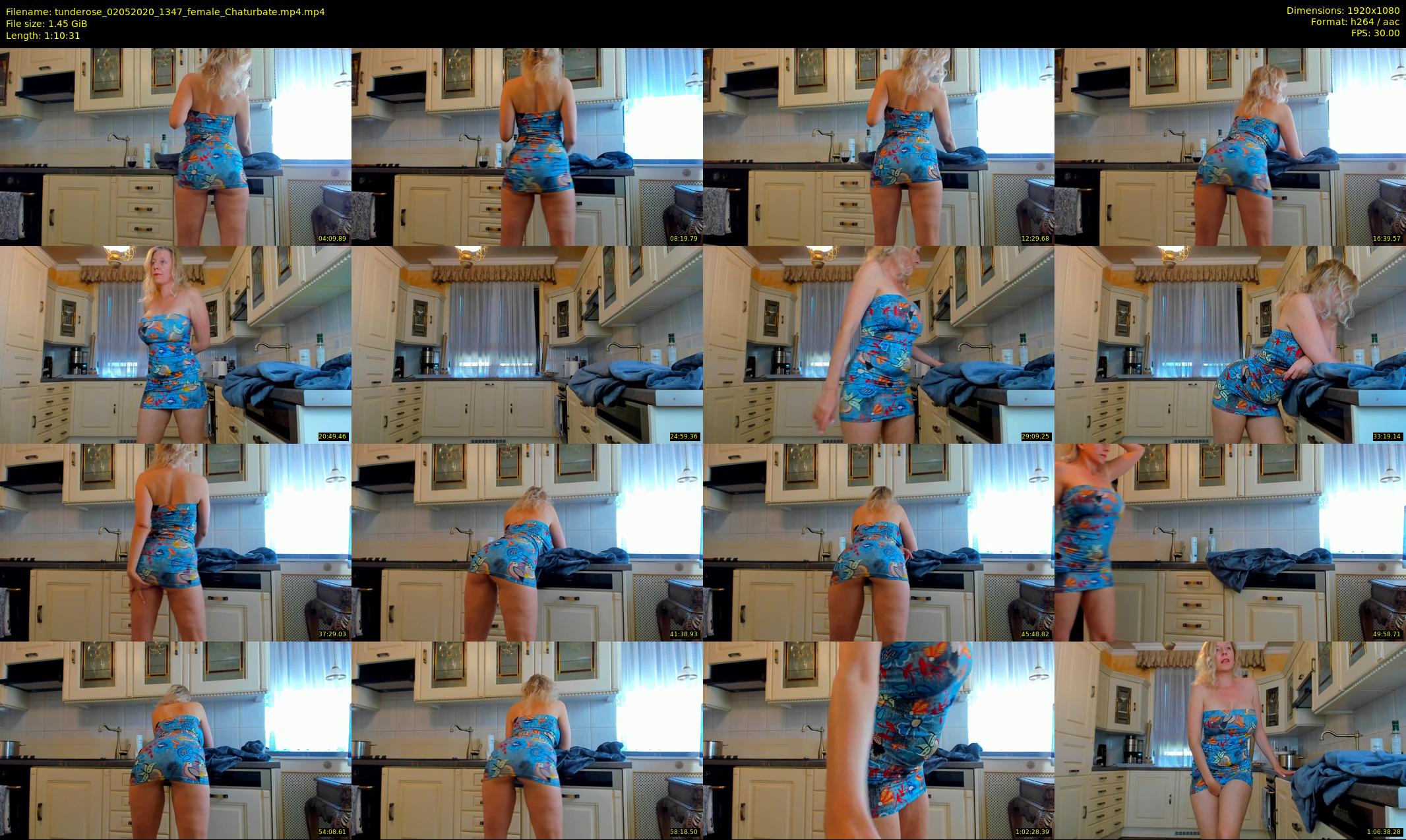 tunderose — 71 minute Chaturbate female cam show recording, 1080p, May 2, 2020