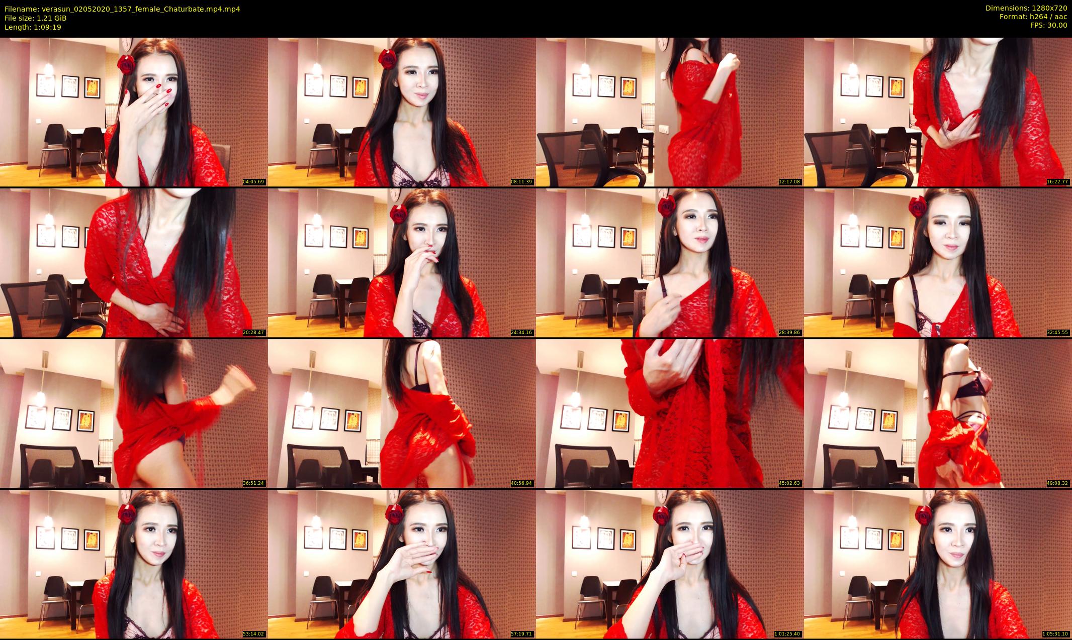 verasun — 70 minute Chaturbate female cam show recording, 720p, May 2, 2020