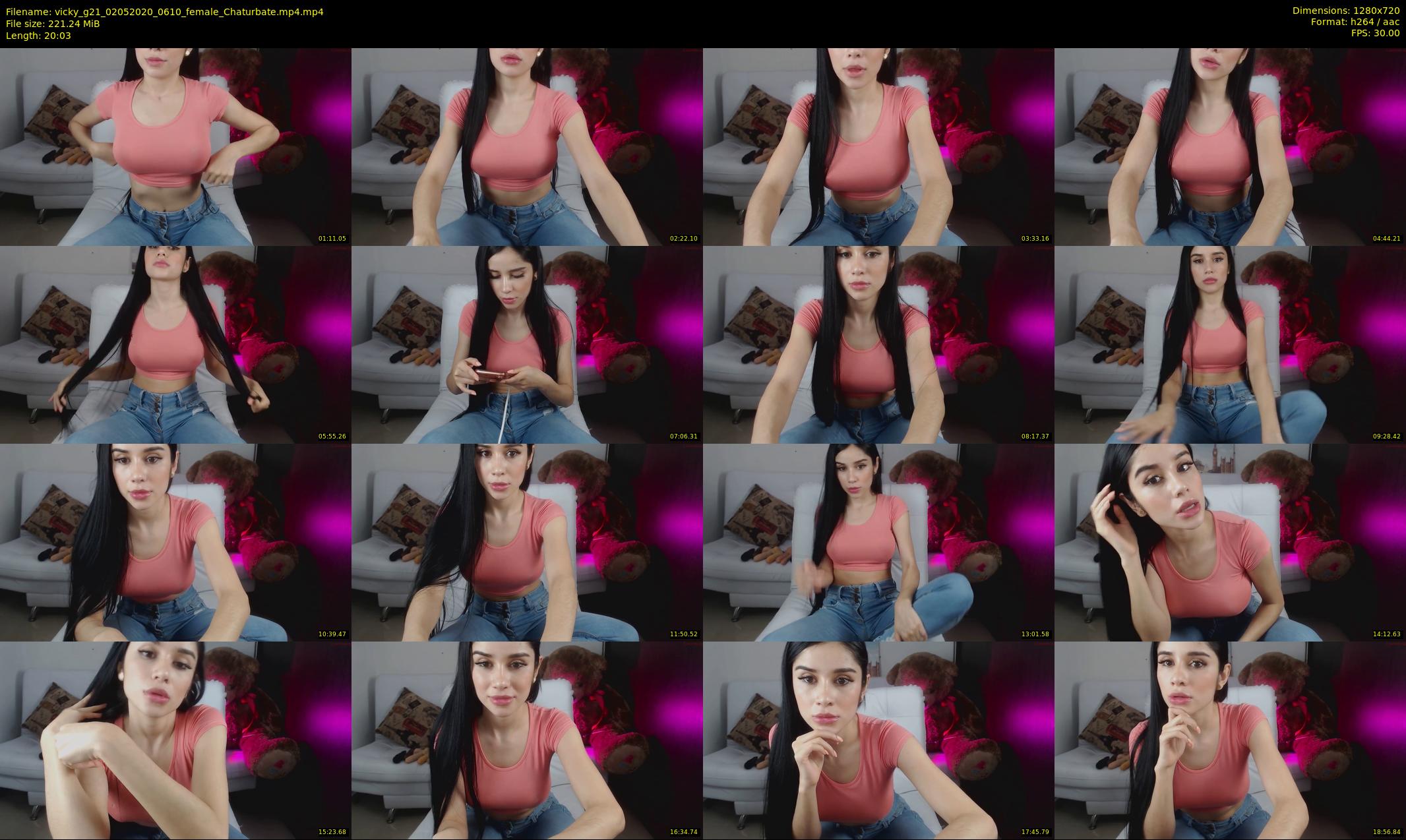 vicky_g21 — 21 minute Chaturbate female cam show recording, 720p, May 2, 2020