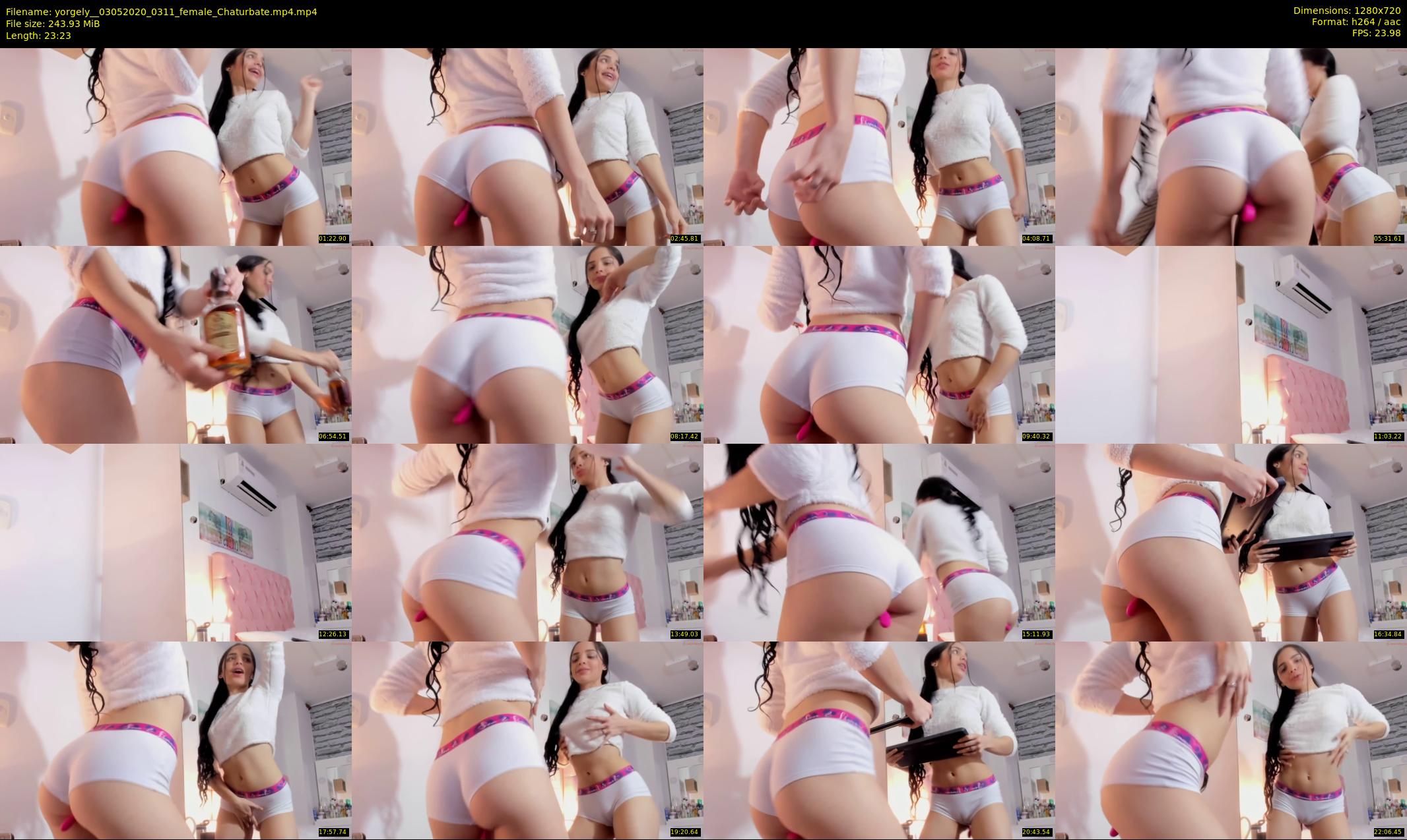 yorgely_ — 24 minute Chaturbate female cam show recording, 720p, May 3, 2020