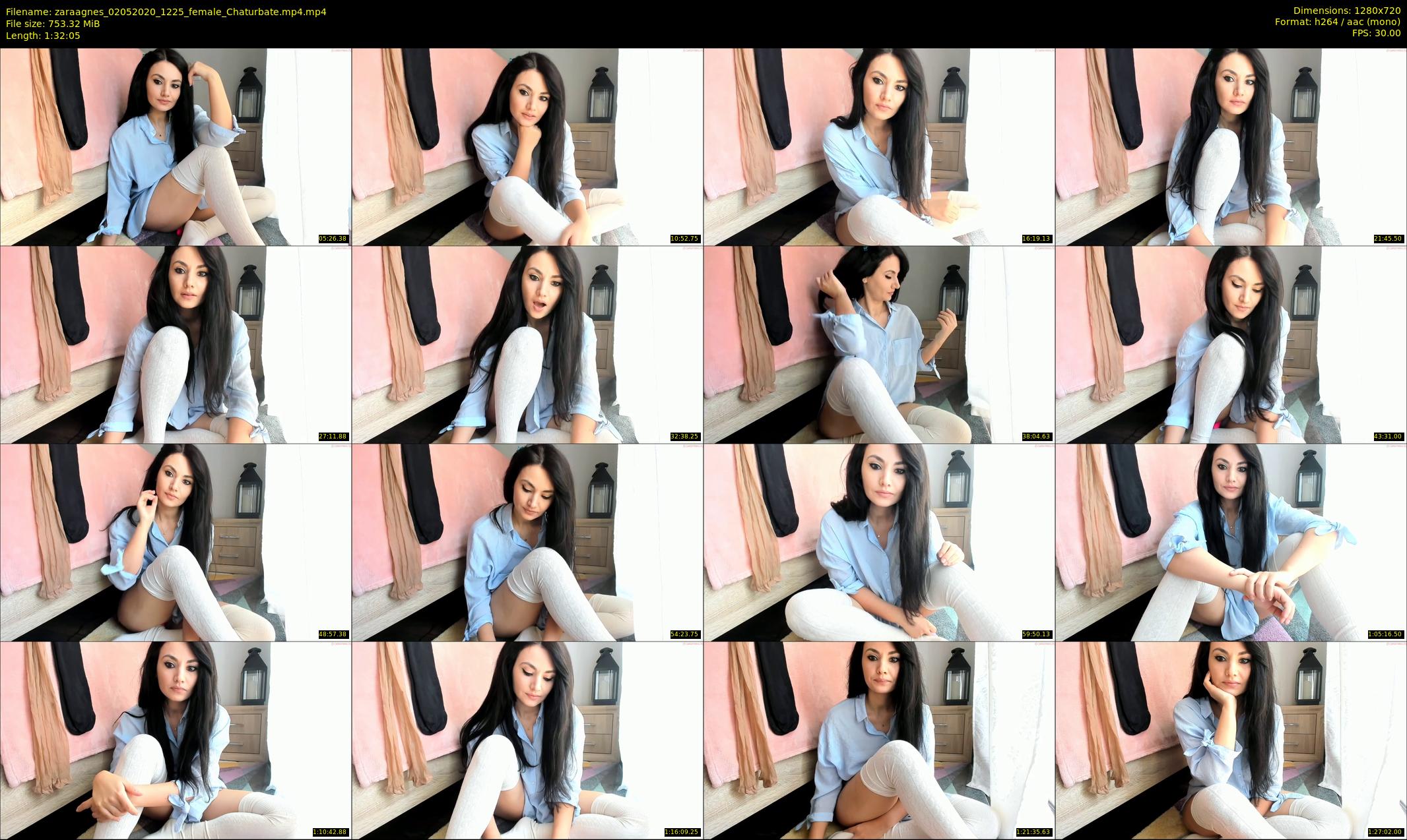 zaraagnes — 93 minute Chaturbate female cam show recording, 720p, May 2, 2020