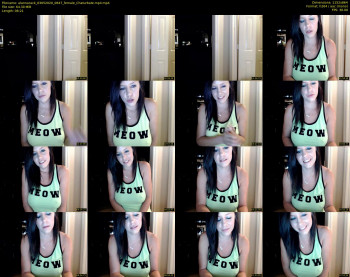 alannarack — 9 minute Chaturbate female cam show recording, 720p, May 3, 2020