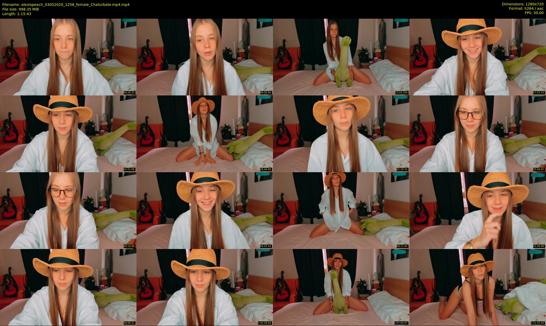alexispeach — 76 minute Chaturbate female cam show recording, 720p, May 3, 2020