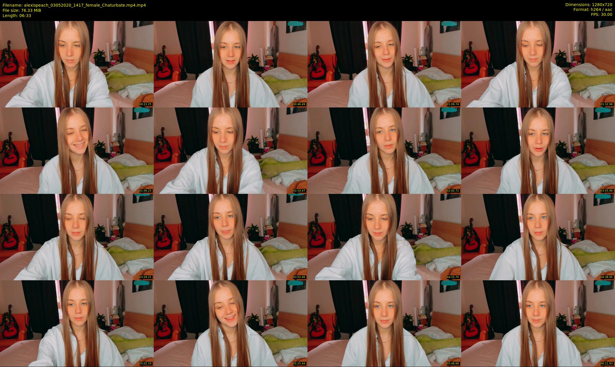 alexispeach — 7 minute Chaturbate female cam show recording, 720p, May 3, 2020