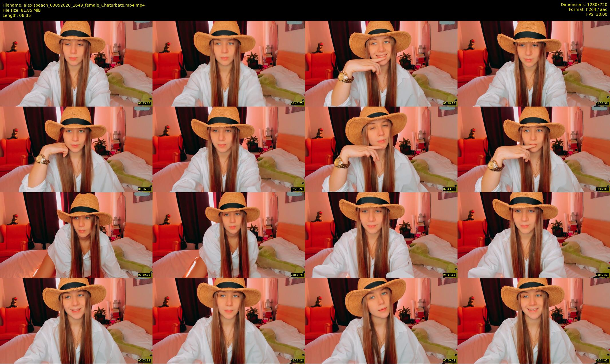 alexispeach — 7 minute Chaturbate female cam show recording, 720p, May 3, 2020