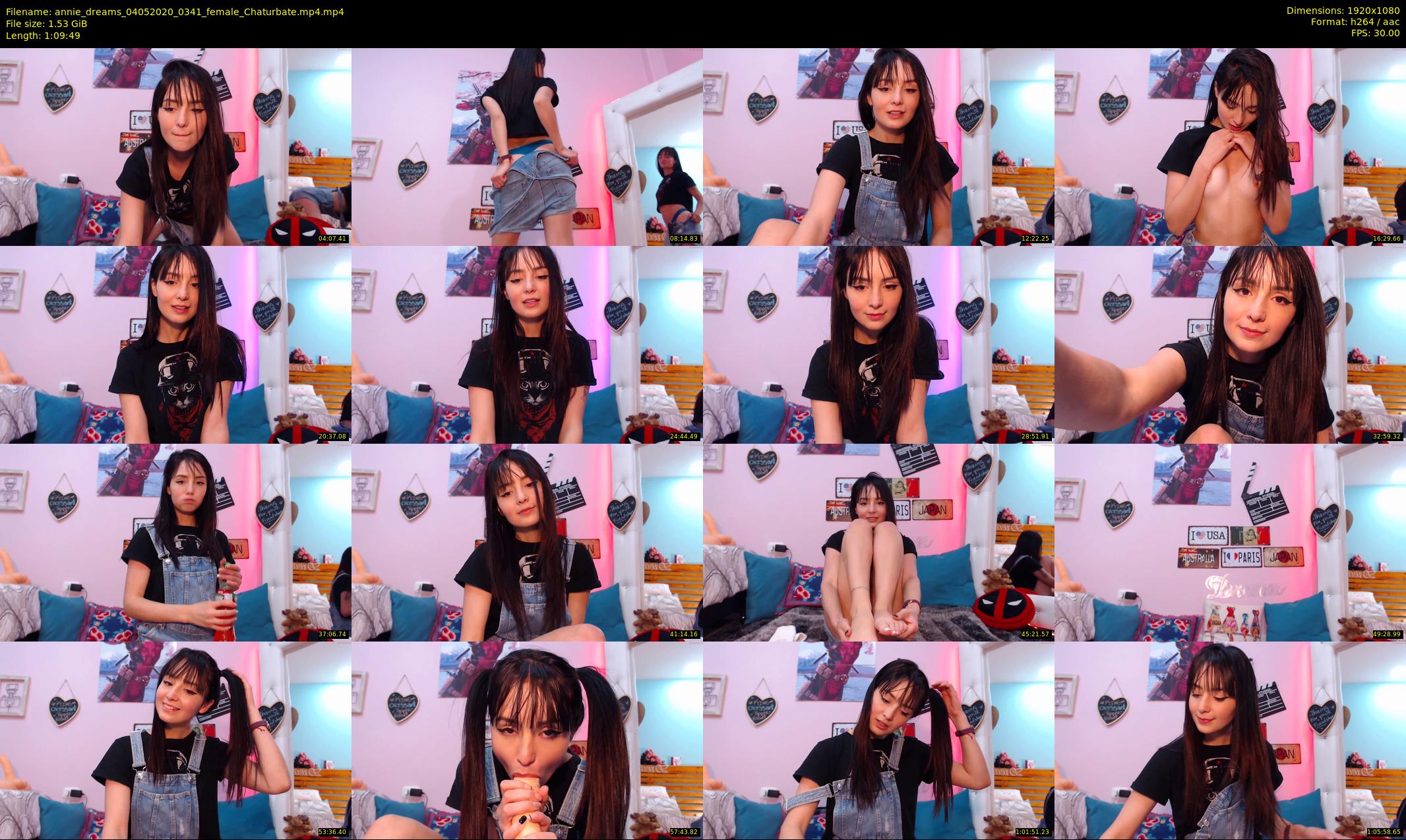 annie_dreams — 70 minute Chaturbate female cam show recording, 1080p, May 4, 2020