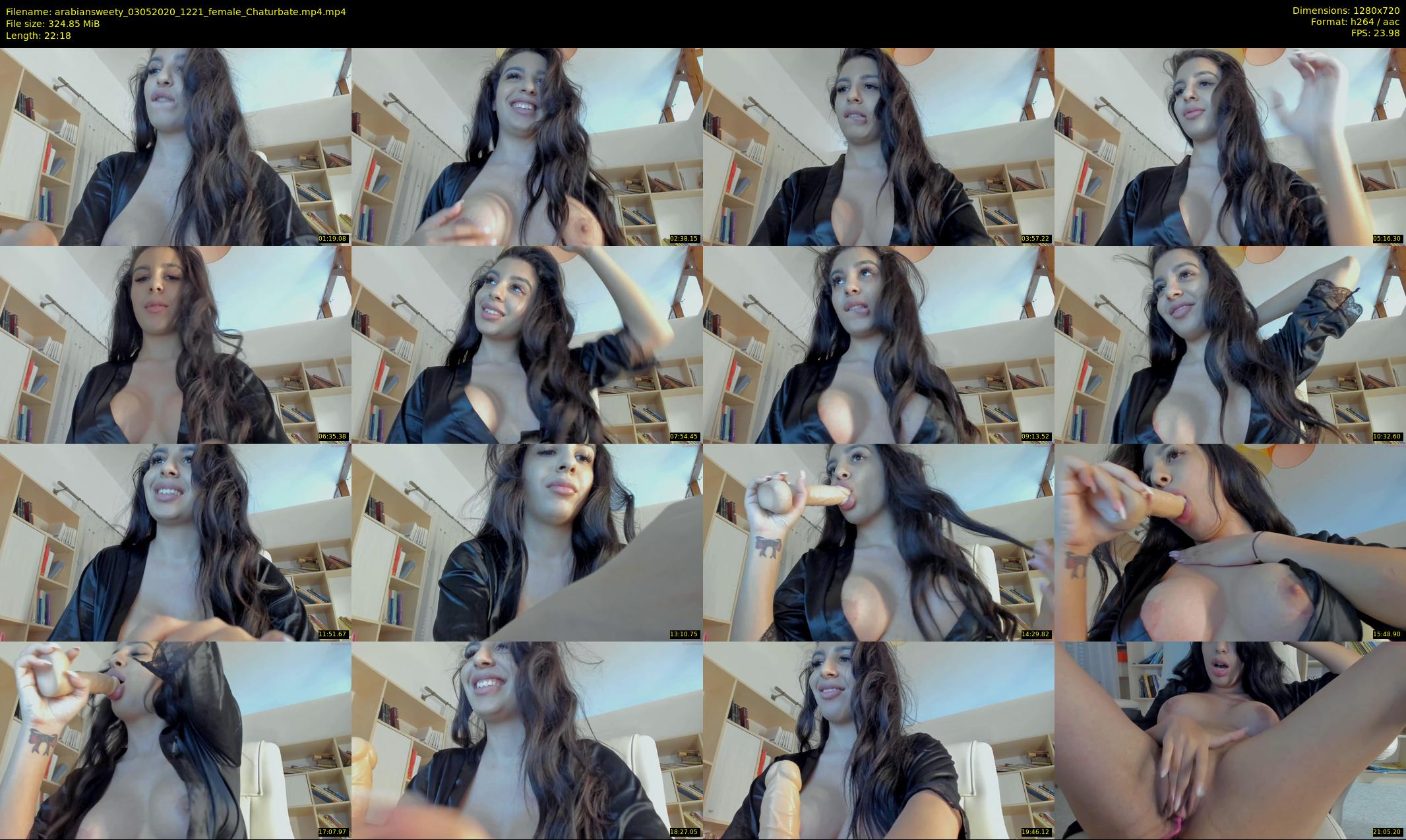 arabiansweety — 23 minute Chaturbate female cam show recording, 720p, May 3, 2020