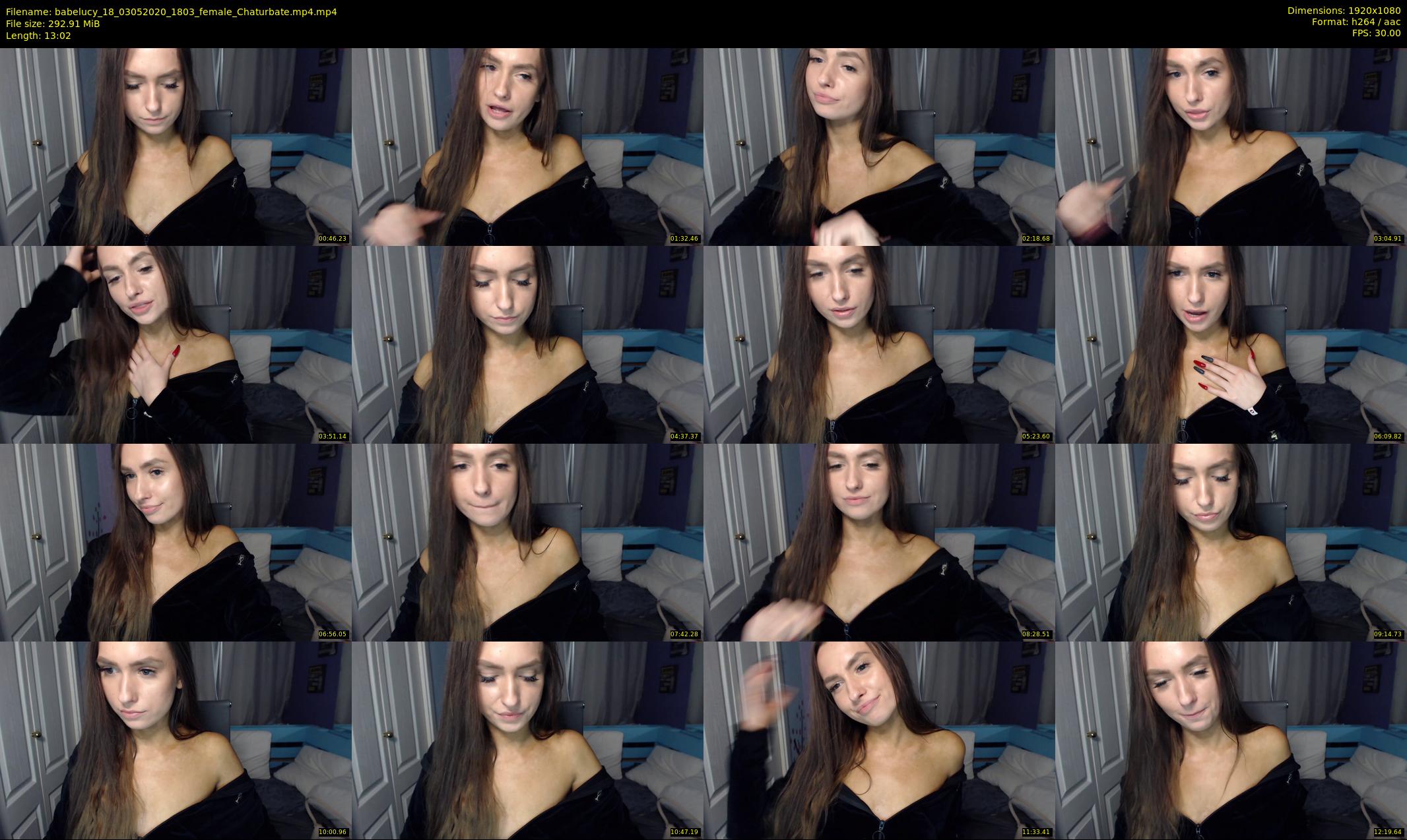 babelucy_18 — 14 minute Chaturbate female cam show recording, 1080p, May 3, 2020