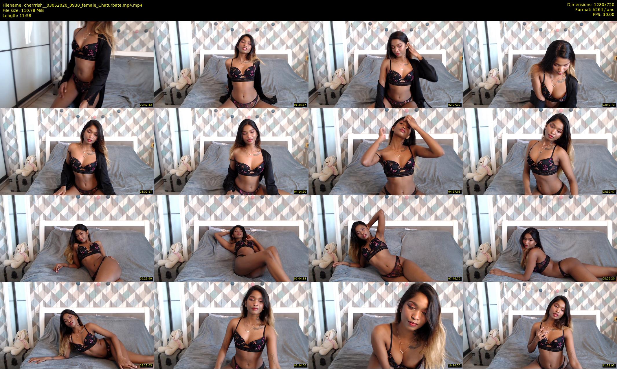 cherrrish_ — 12 minute Chaturbate female cam show recording, 720p, May 3, 2020
