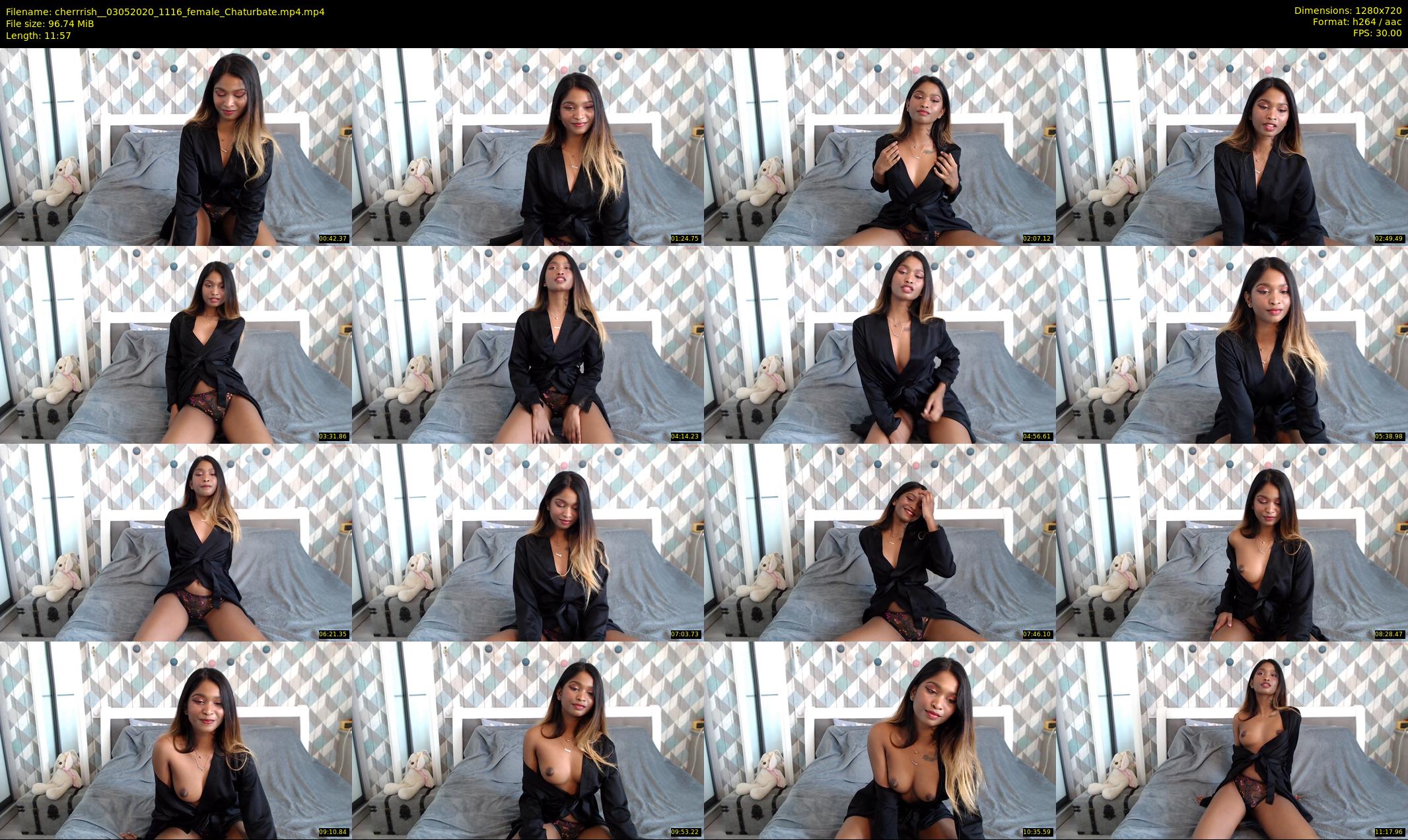 cherrrish_ — 12 minute Chaturbate female cam show recording, 720p, May 3, 2020