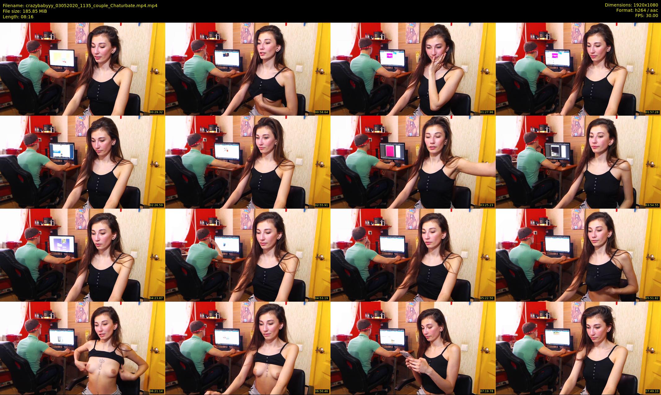 crazybabyyy — 9 minute Chaturbate couple cam show recording, 1080p, May 3, 2020