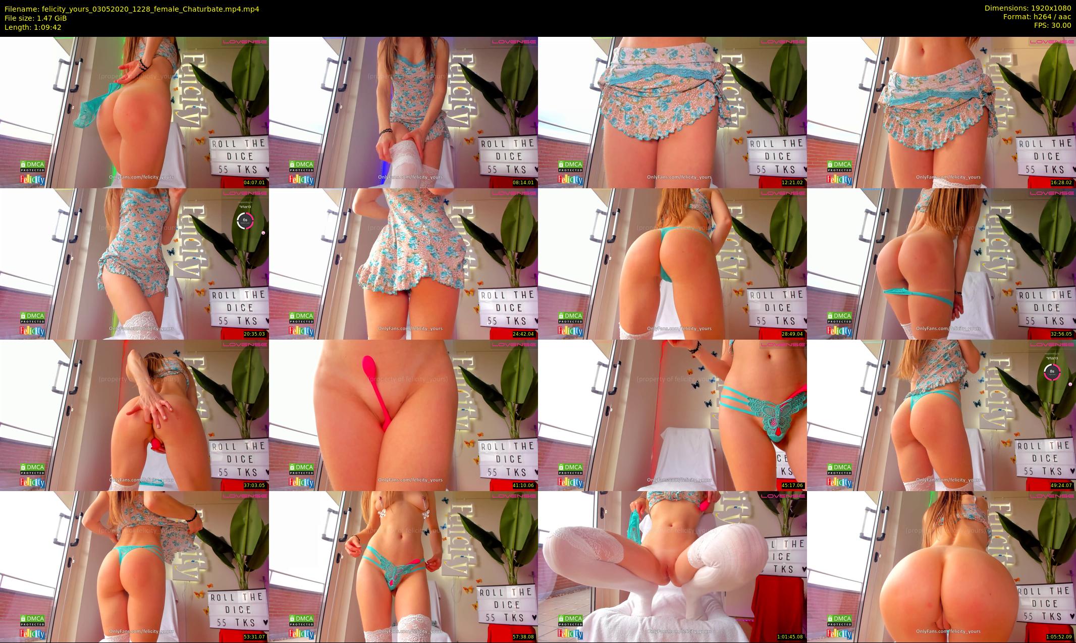 felicity_yours — 70 minute Chaturbate female cam show recording, 1080p, May 3, 2020