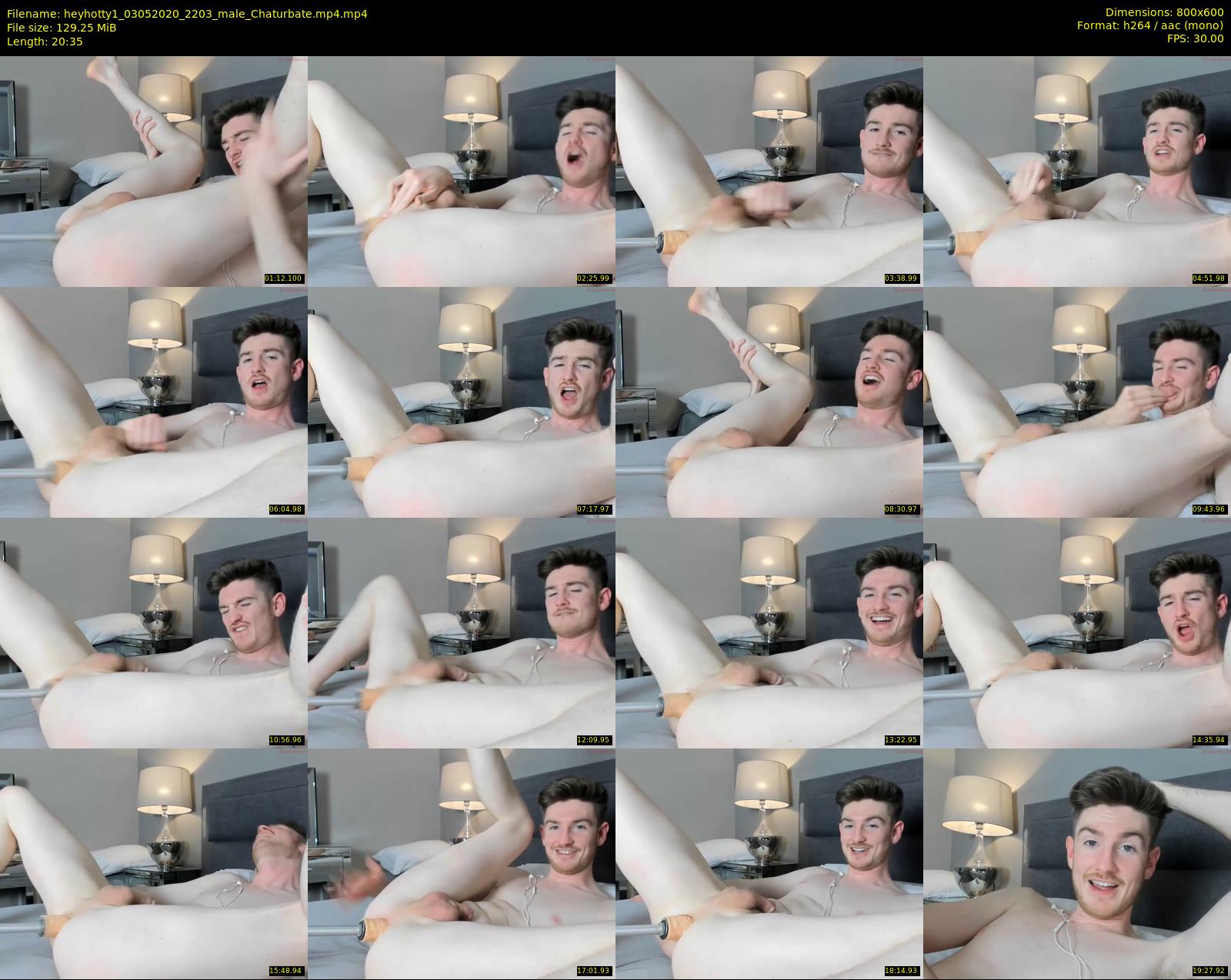 heyhotty1 — 21 minute Chaturbate male cam show recording, 480p, May 3, 2020