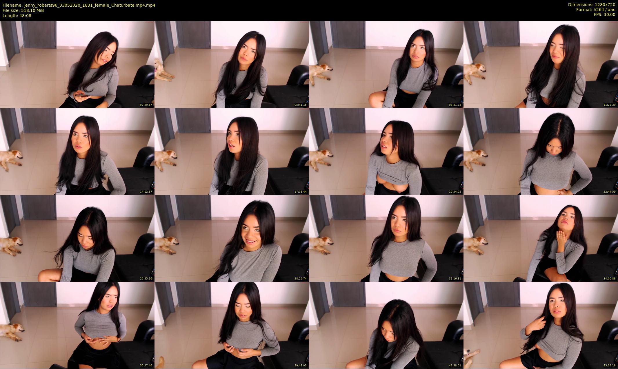 jenny_roberts96 — 49 minute Chaturbate female cam show recording, 720p, May 3, 2020