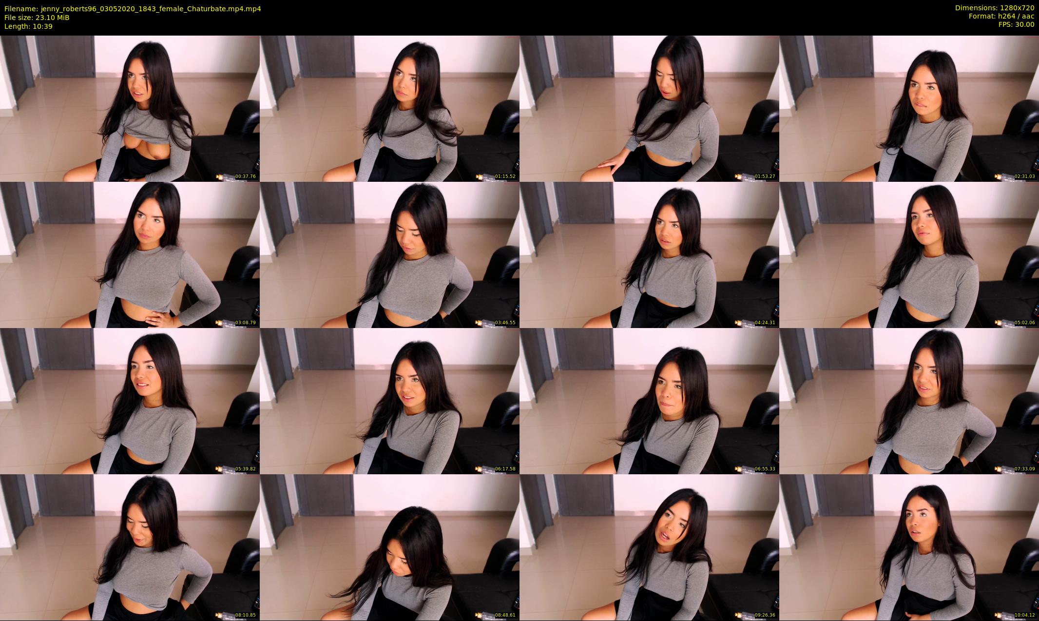 jenny_roberts96 — 11 minute Chaturbate female cam show recording, 720p, May 3, 2020