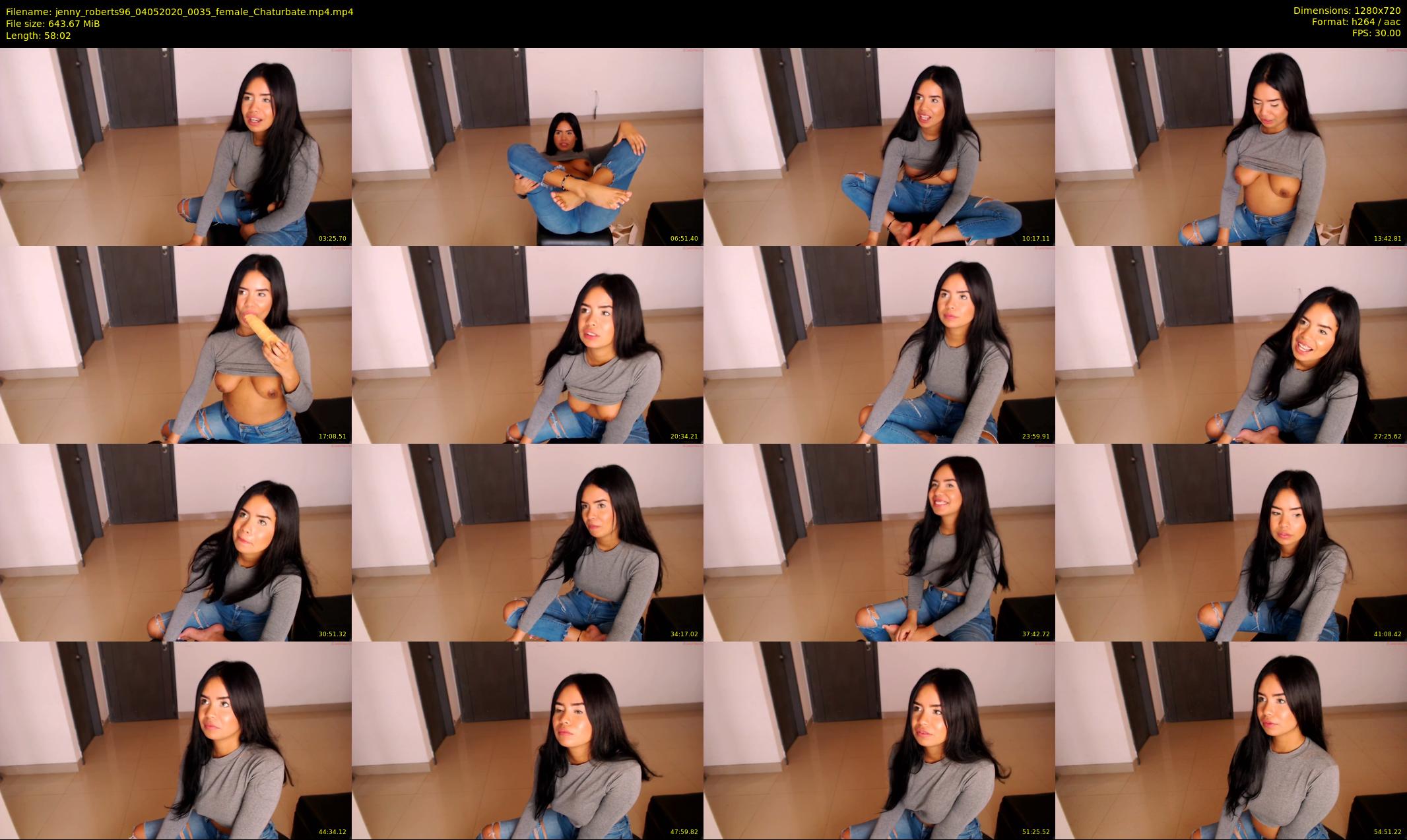 jenny_roberts96 — 59 minute Chaturbate female cam show recording, 720p, May 4, 2020