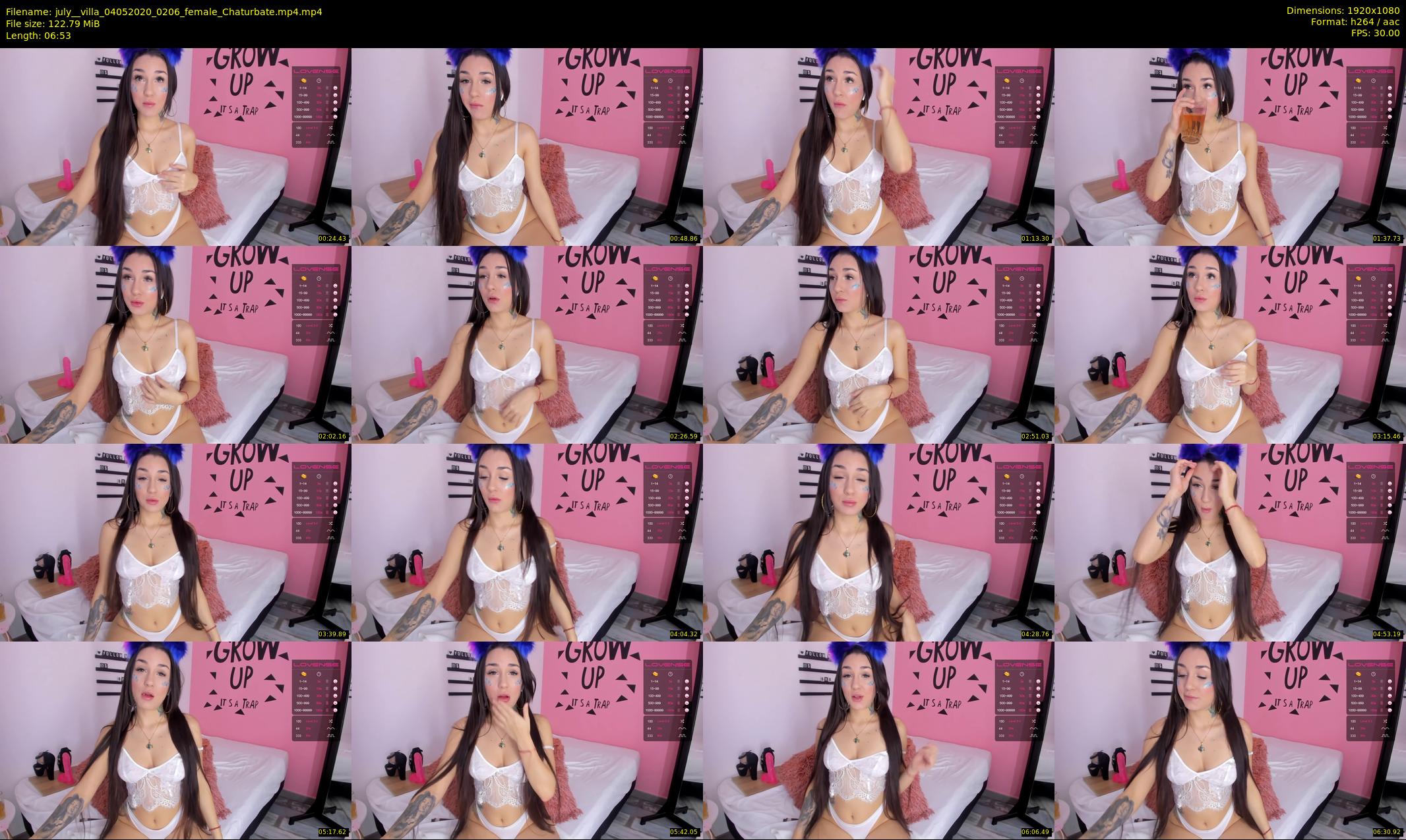 july__villa — 7 minute Chaturbate female cam show recording, 1080p, May 4, 2020