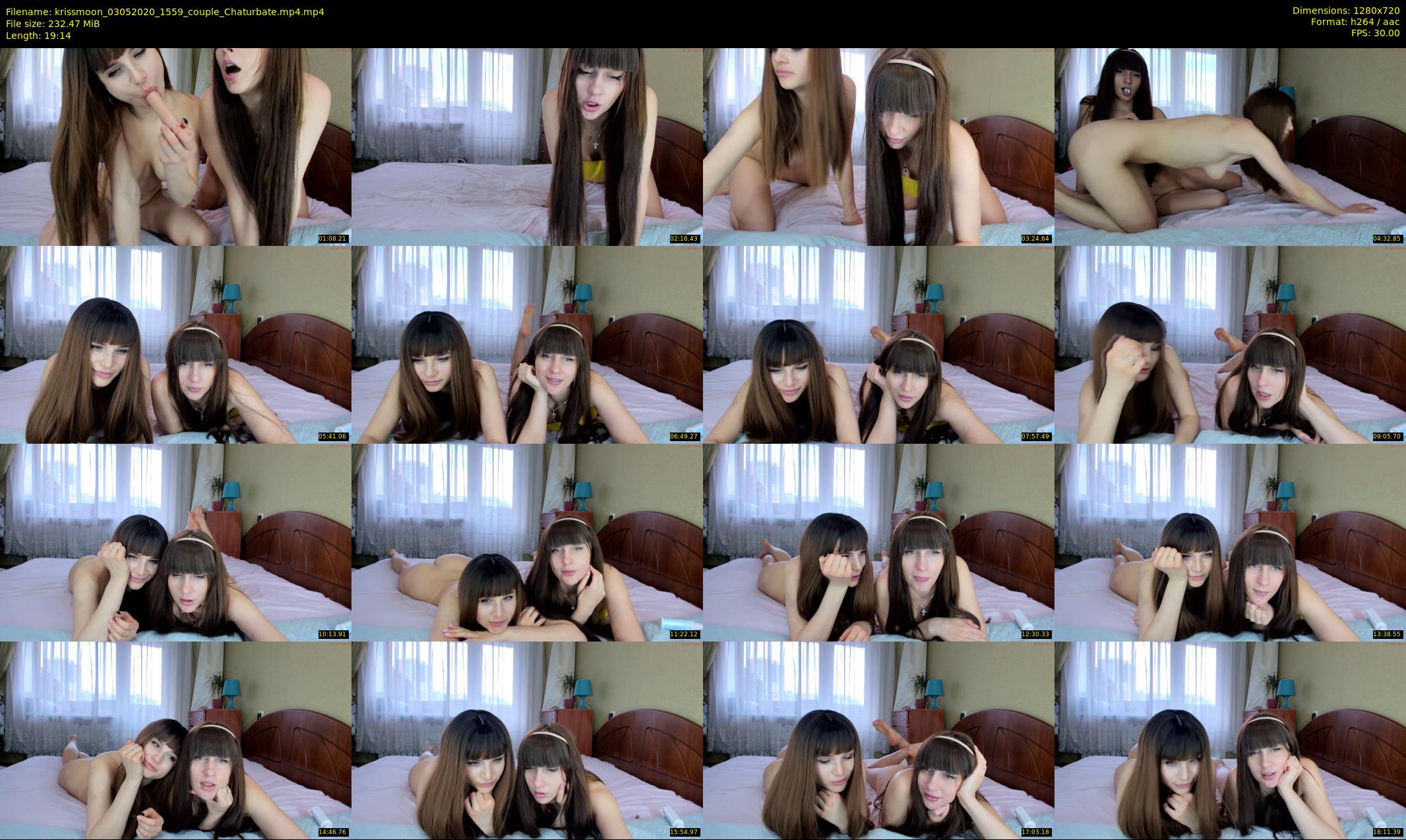 krissmoon — 20 minute Chaturbate female cam show recording, 720p, May 3, 2020