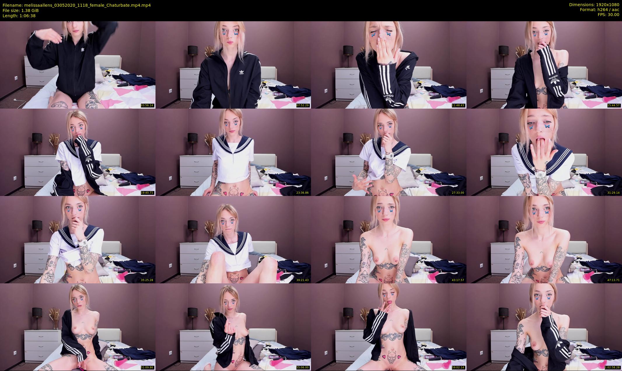 melissaallens — 67 minute Chaturbate female cam show recording, 1080p, May 3, 2020