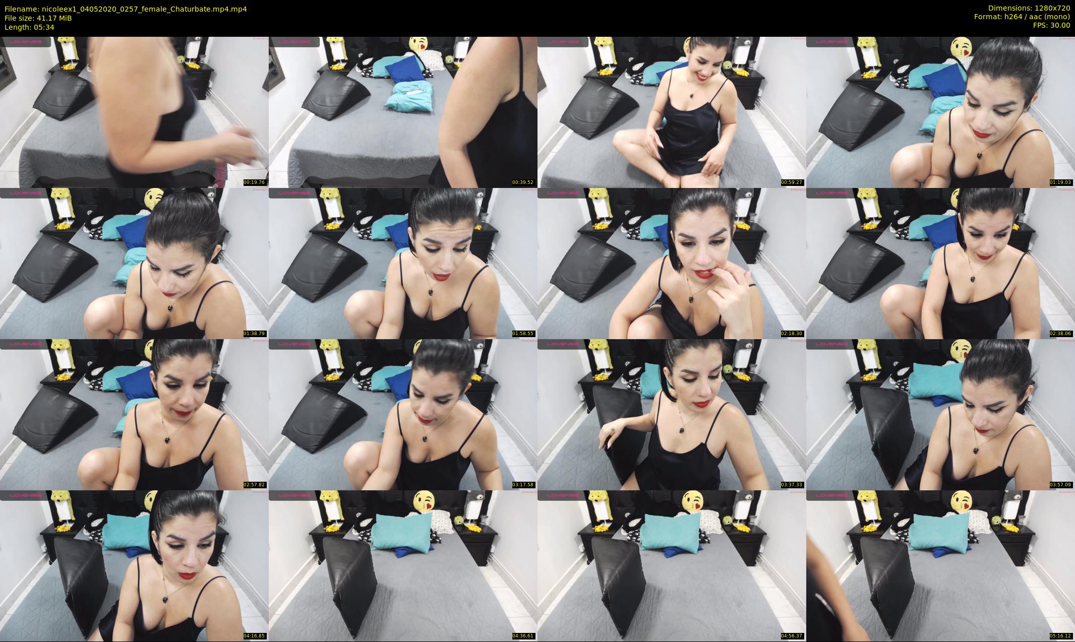 nicoleex1 — 6 minute Chaturbate female cam show recording, 720p, May 4, 2020