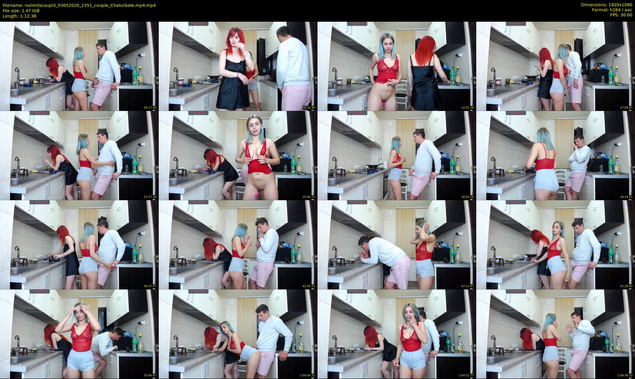 nolimitscoupl3 — 73 minute Chaturbate couple cam show recording, 1080p, May 3, 2020