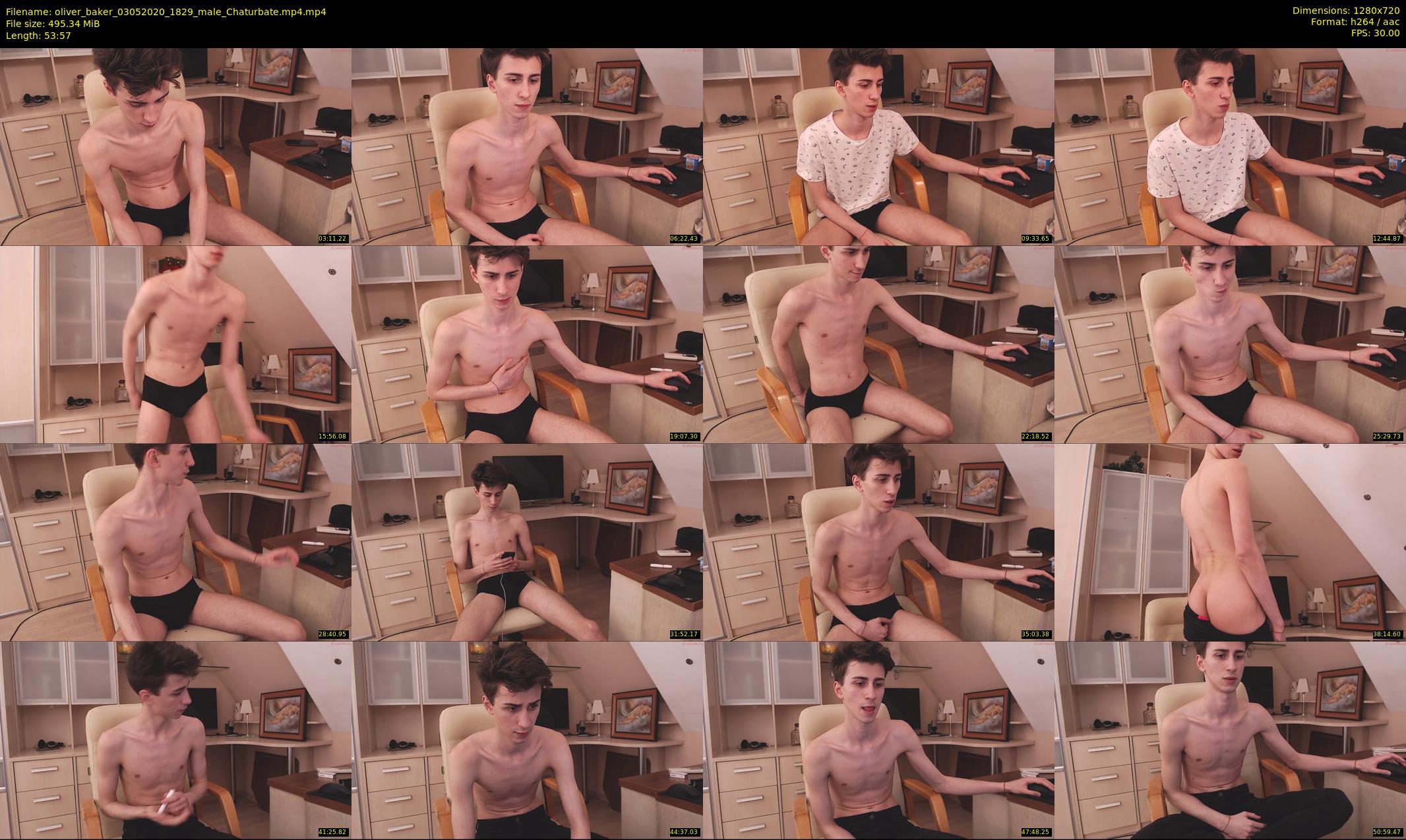 oliver_baker — 54 minute Chaturbate male cam show recording, 720p, May 3, 2020