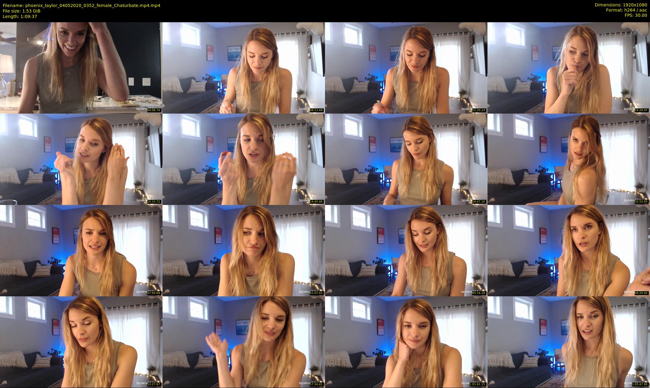 phoenix_taylor — 70 minute Chaturbate female cam show recording, 1080p, May 4, 2020