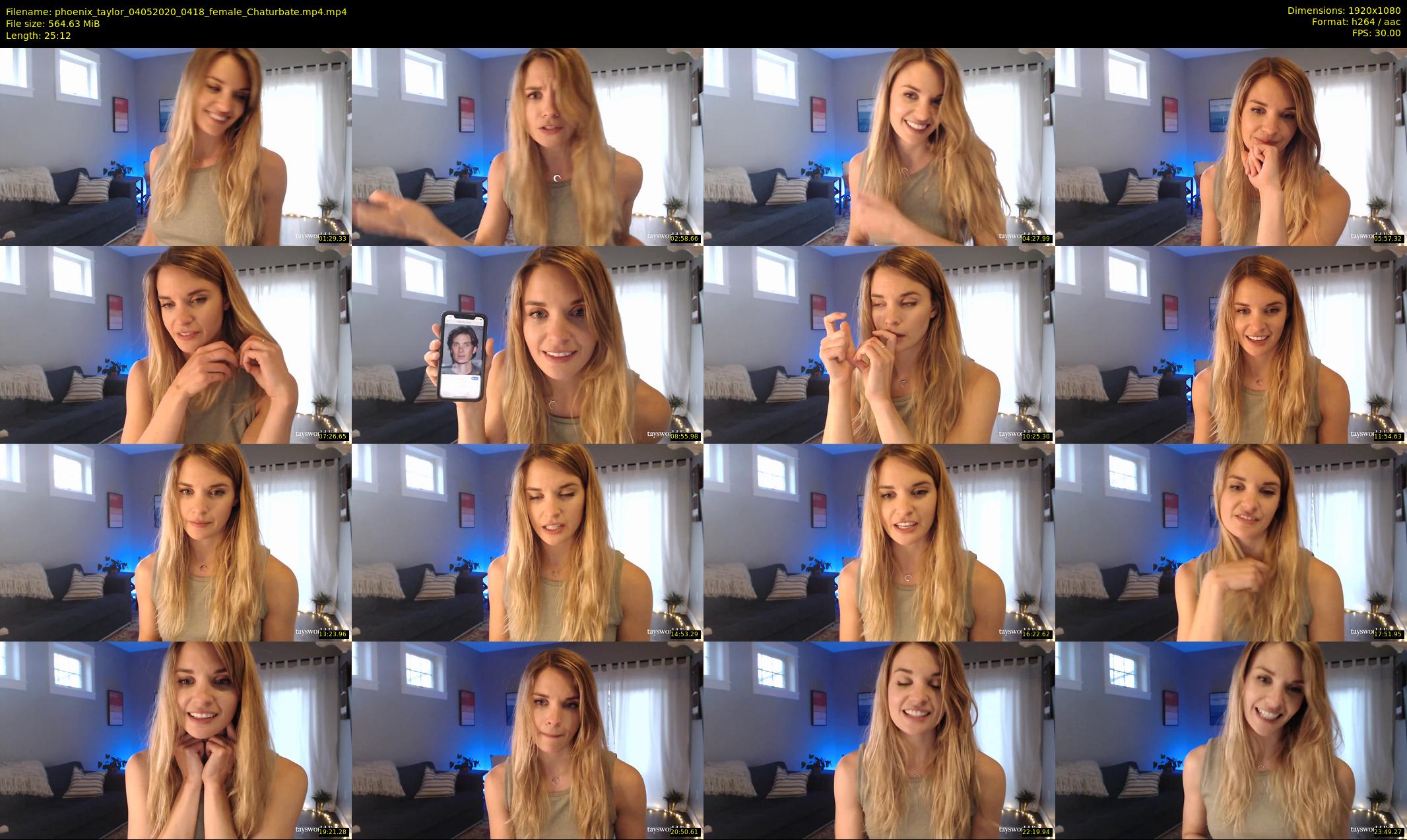 phoenix_taylor — 26 minute Chaturbate female cam show recording, 1080p, May 4, 2020