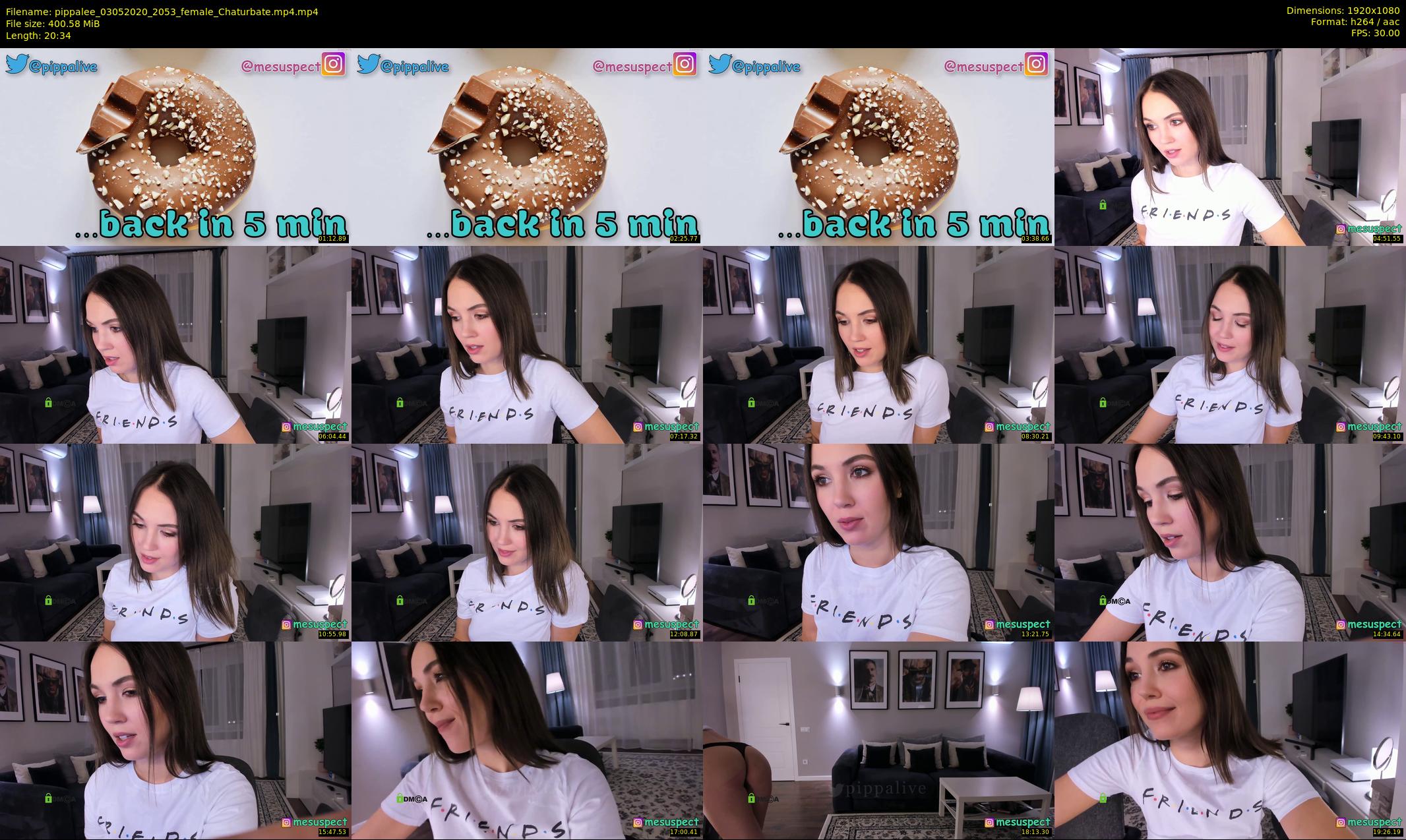 pippalee — 21 minute Chaturbate female cam show recording, 1080p, May 3, 2020