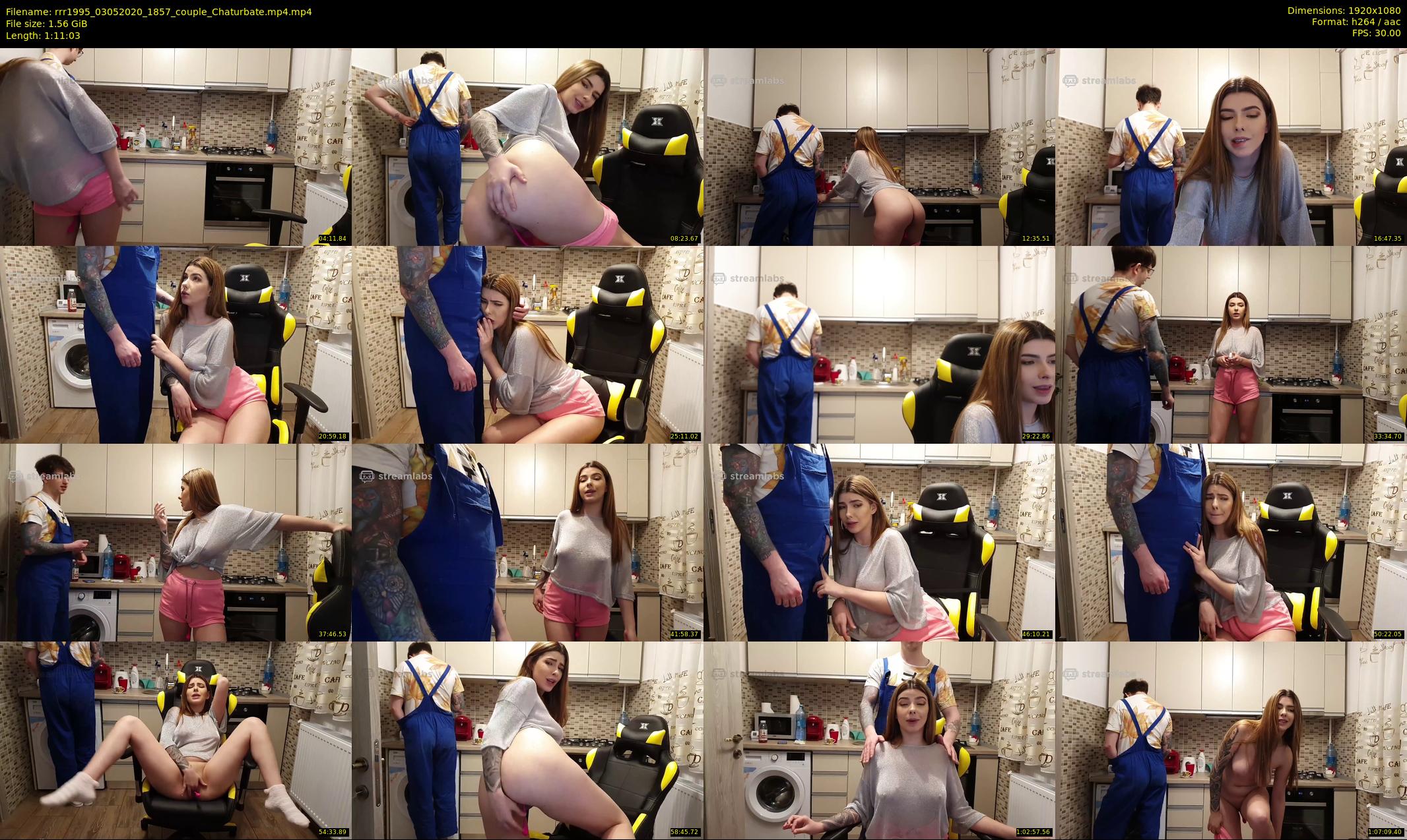 rrr1995 — 72 minute Chaturbate couple cam show recording, 1080p, May 3, 2020
