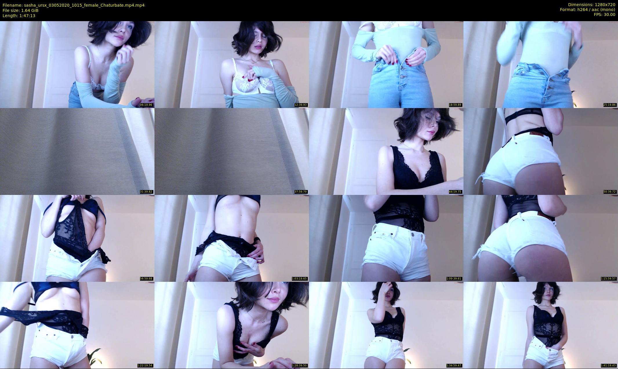 sasha_ursx — 108 minute Chaturbate female cam show recording, 720p, May 3, 2020