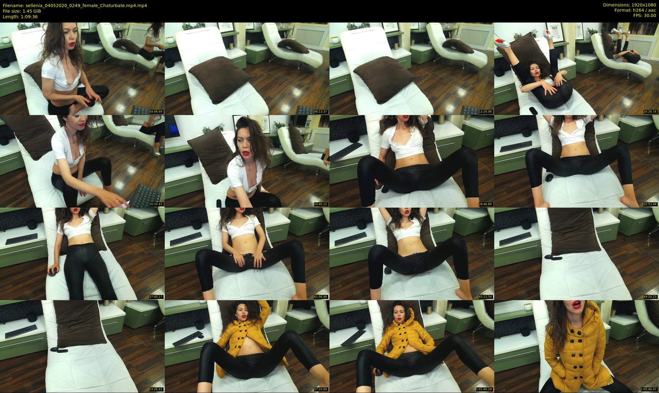 sellenia — 70 minute Chaturbate female cam show recording, 1080p, May 4, 2020