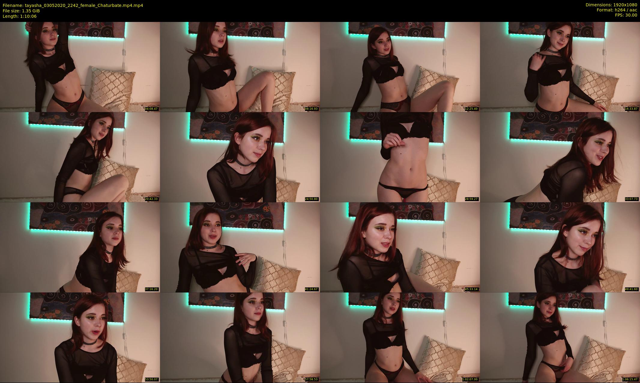 tayasha — 71 minute Chaturbate female cam show recording, 1080p, May 3, 2020