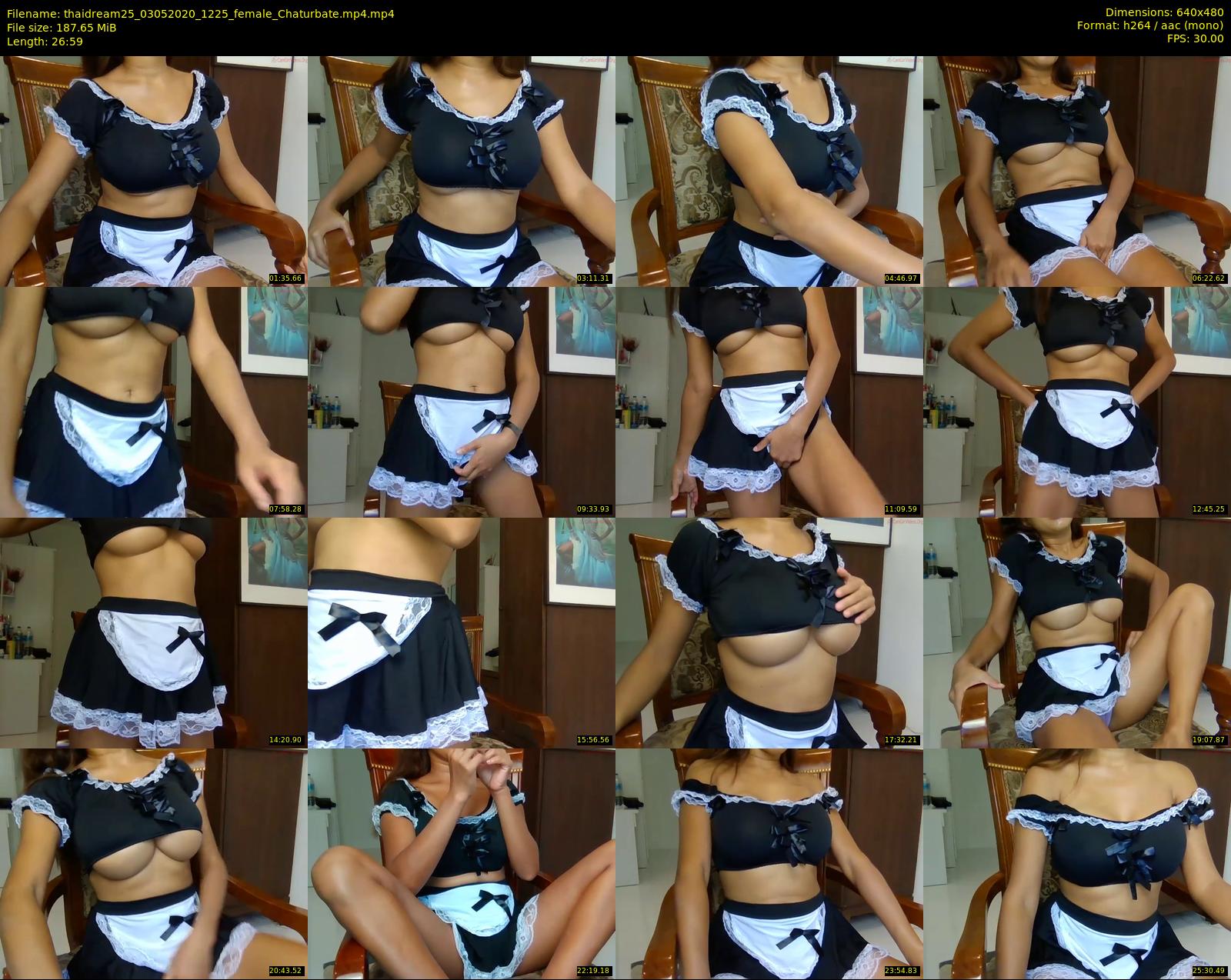 thaidream25 — 27 minute Chaturbate female cam show recording, 480p, May 3, 2020