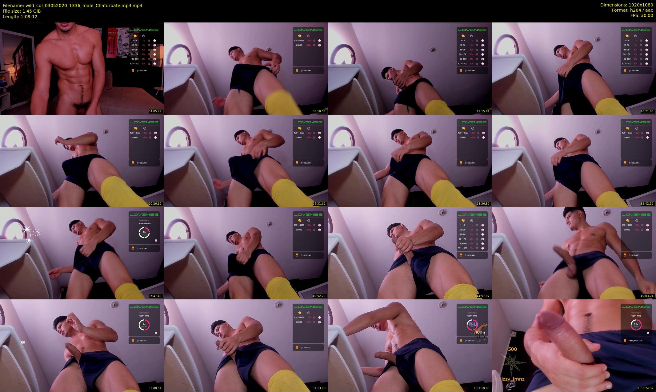 wild_col — 70 minute Chaturbate male cam show recording, 1080p, May 3, 2020