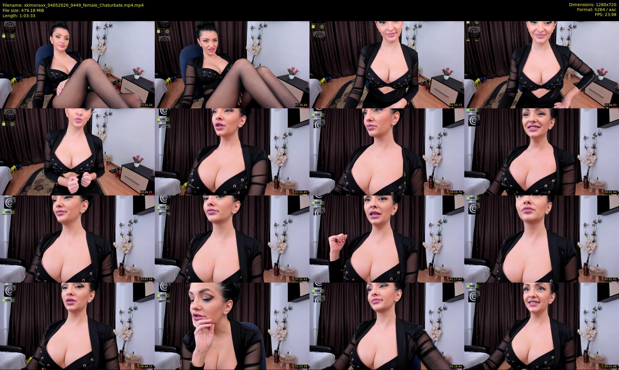 xkimoraxx — 64 minute Chaturbate female cam show recording, 720p, May 4, 2020