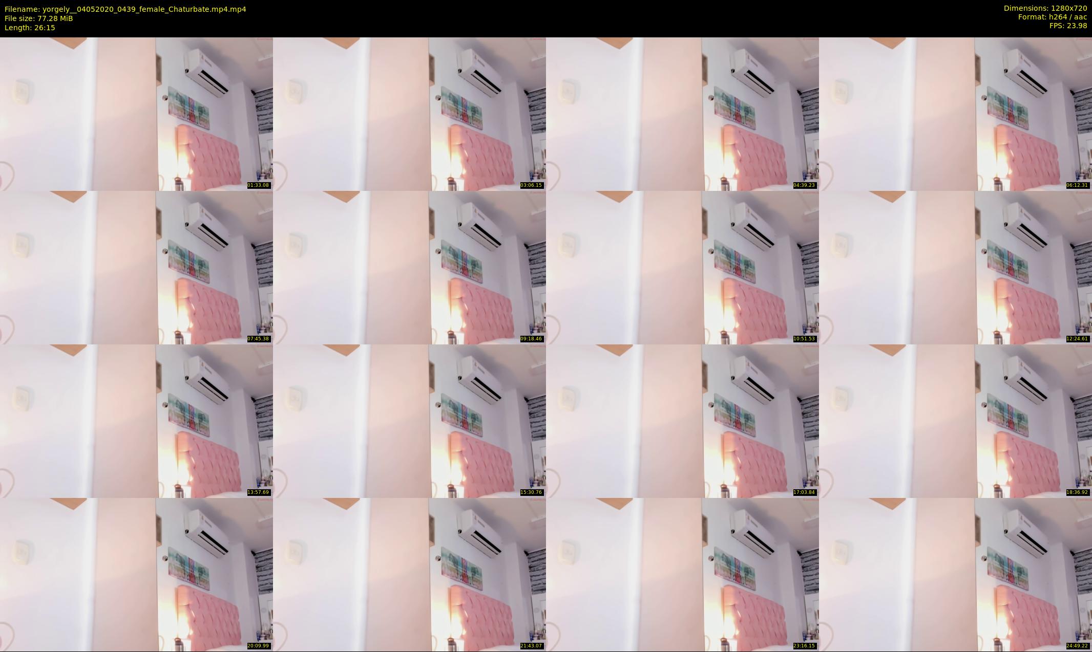 yorgely_ — 27 minute Chaturbate female cam show recording, 720p, May 4, 2020
