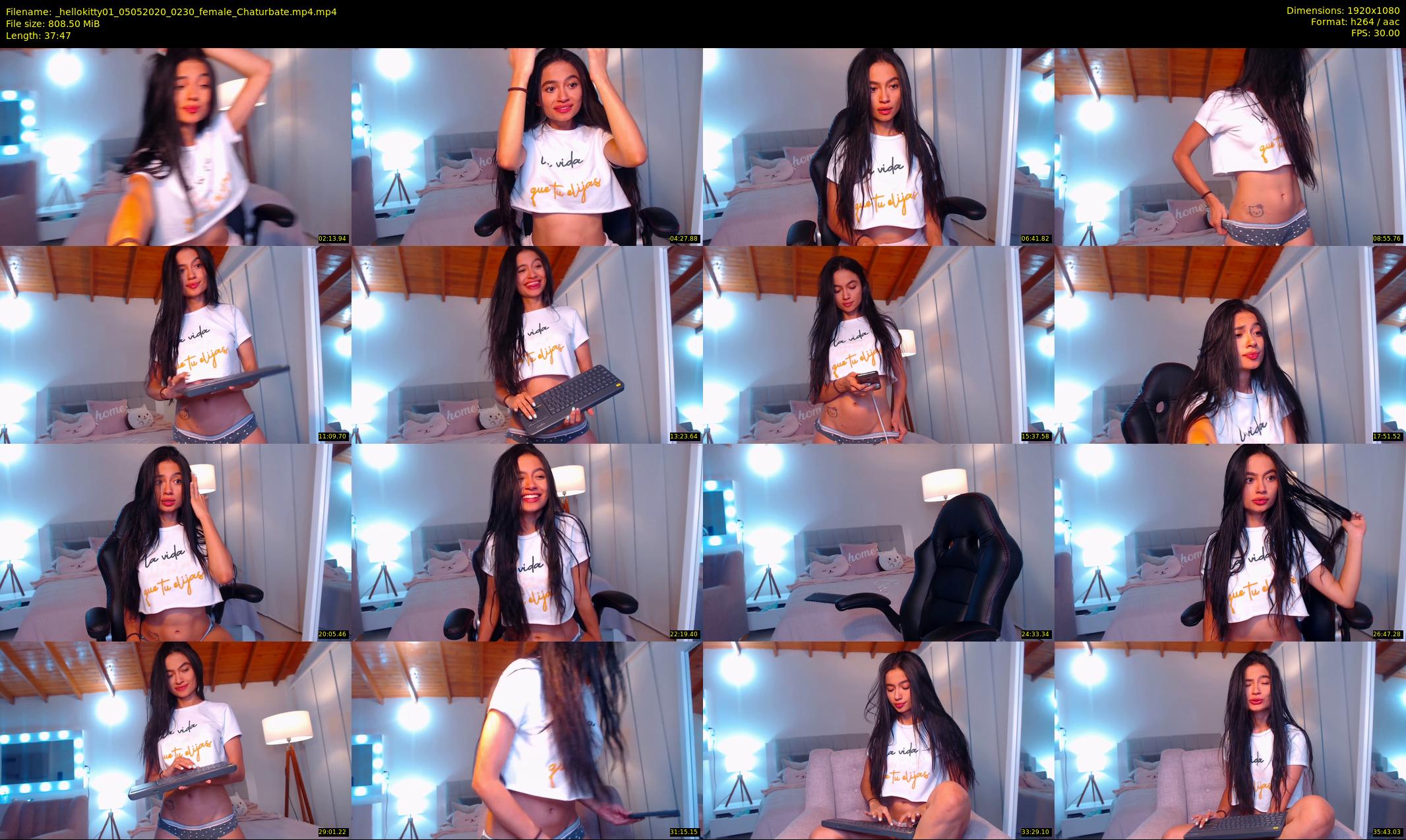 _hellokitty01 — 38 minute Chaturbate female cam show recording, 1080p, May 5, 2020