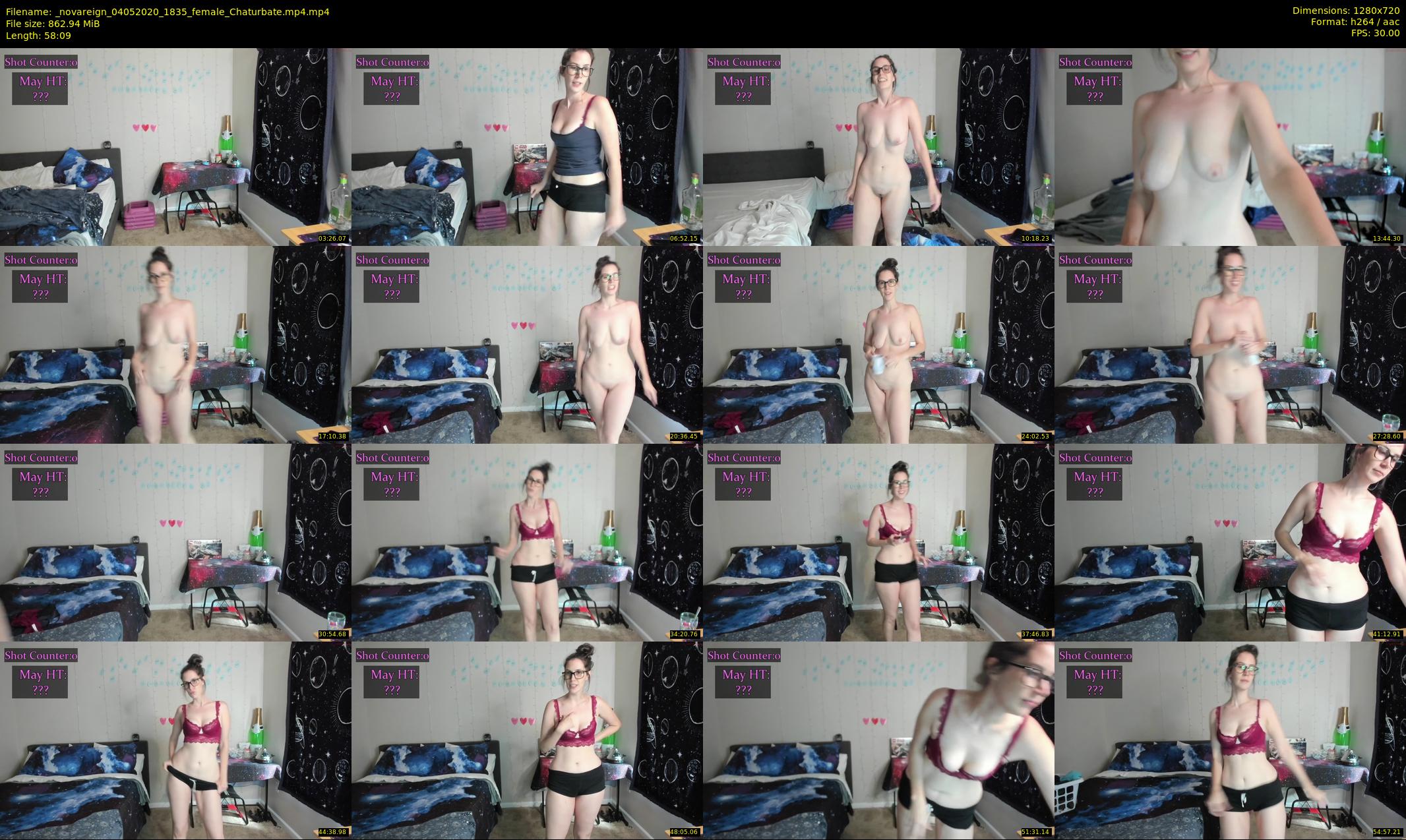 _novareign — 59 minute Chaturbate female cam show recording, 720p, May 4, 2020